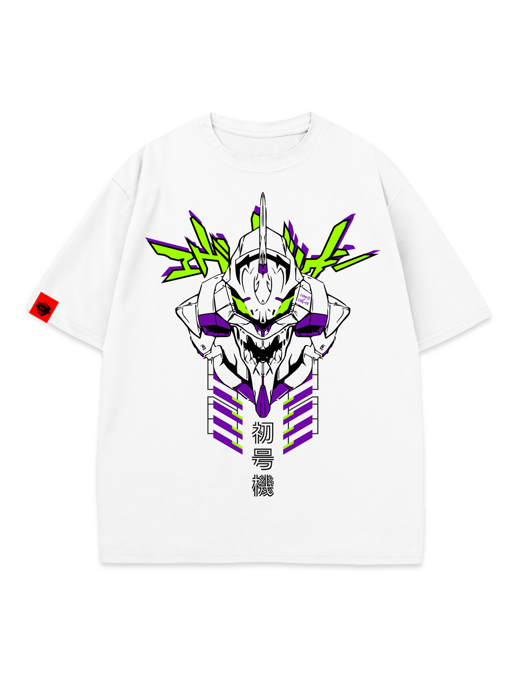 T-SHIRT Eva-01 - Evangelion anime, unisex, white