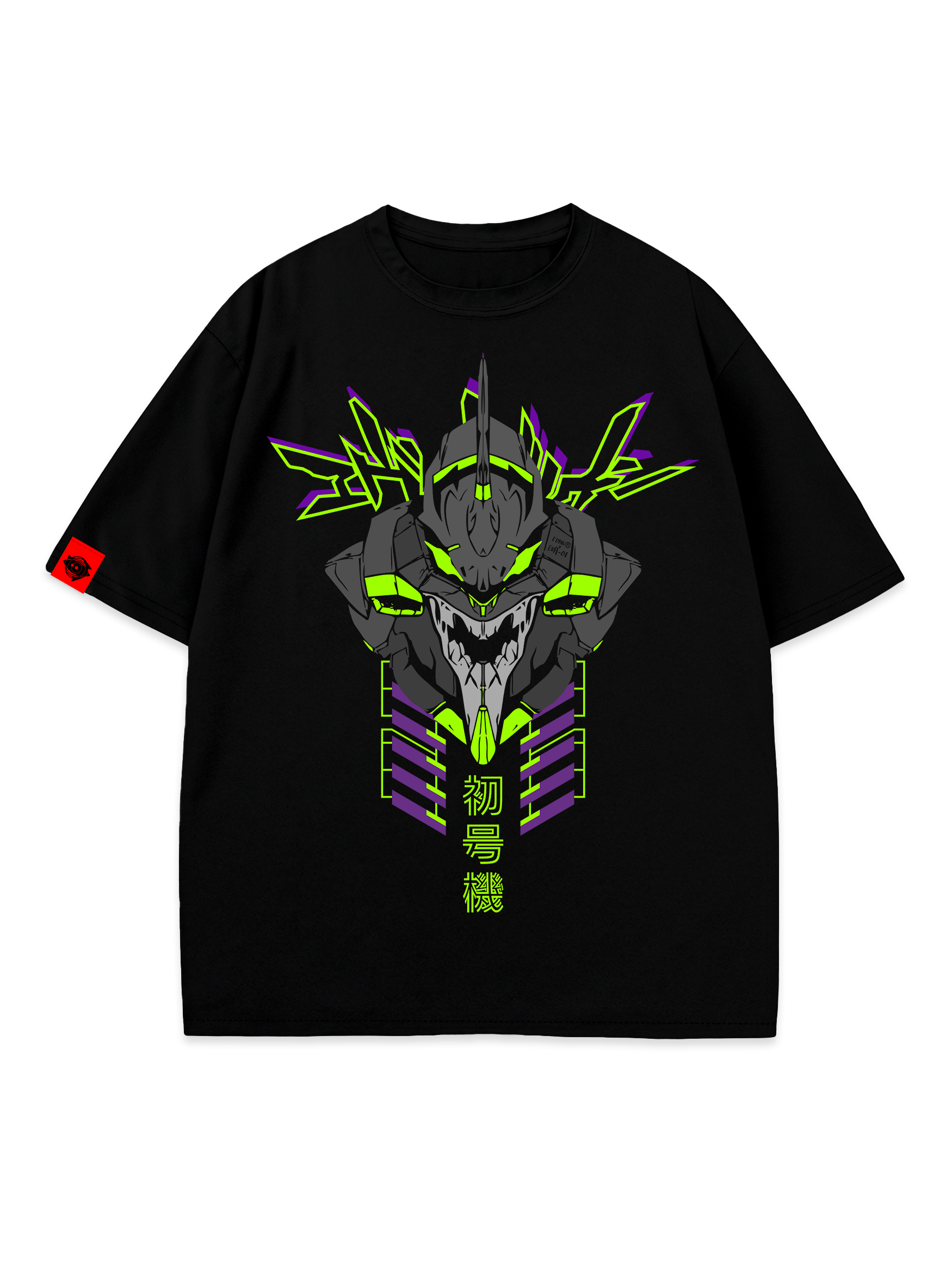 T-SHIRT Eva-01 - Evangelion anime, unisex, black