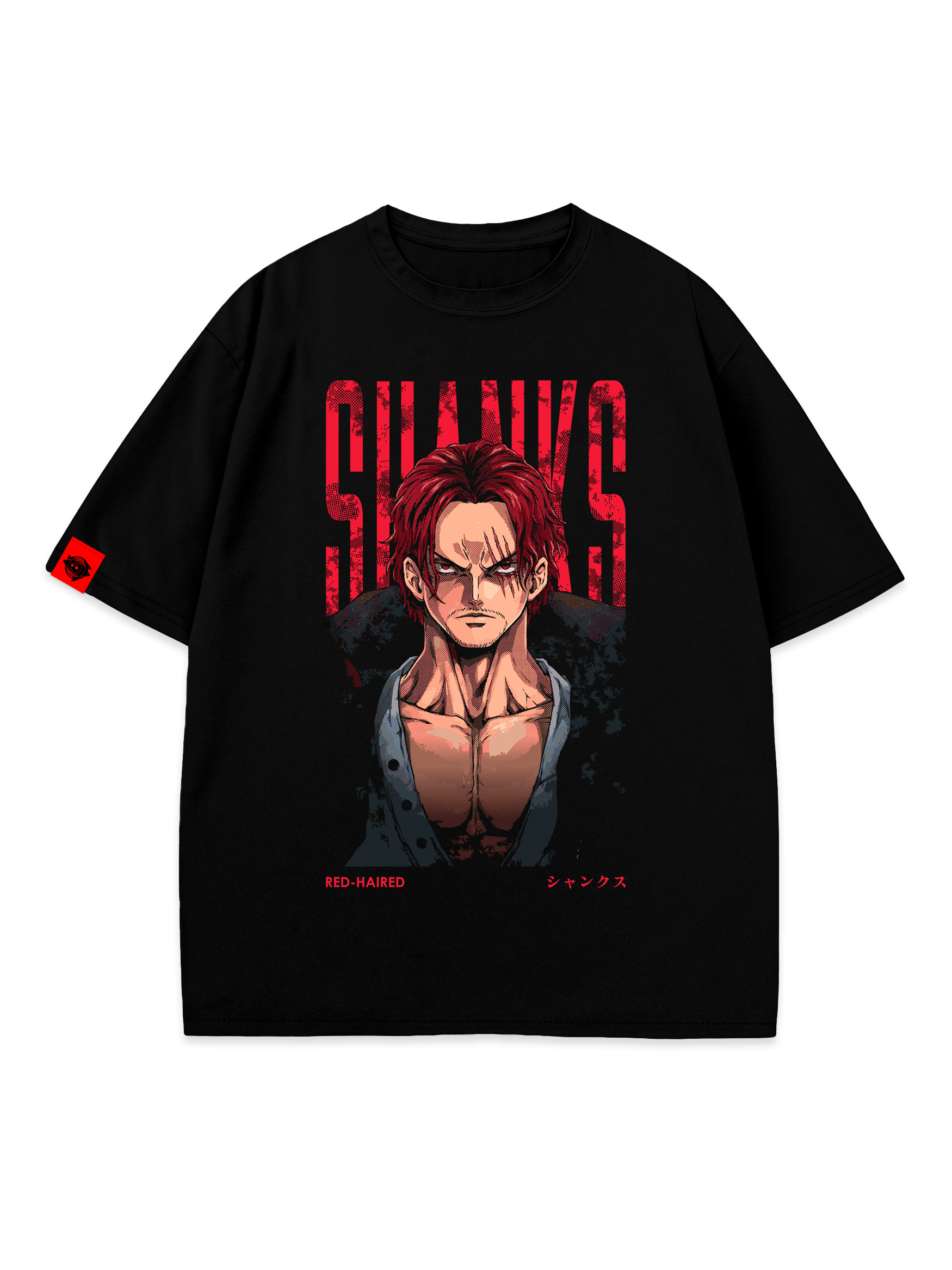 T-SHIRT Shanks - One Piece anime, unisex, black