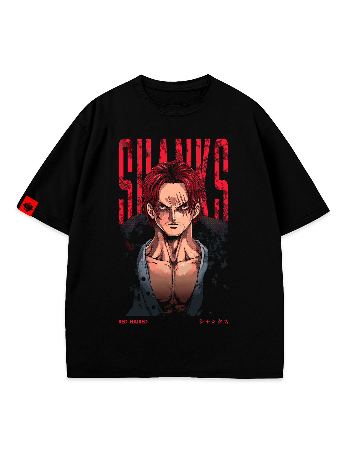 T-SHIRT Shanks - One Piece anime, unisex, black