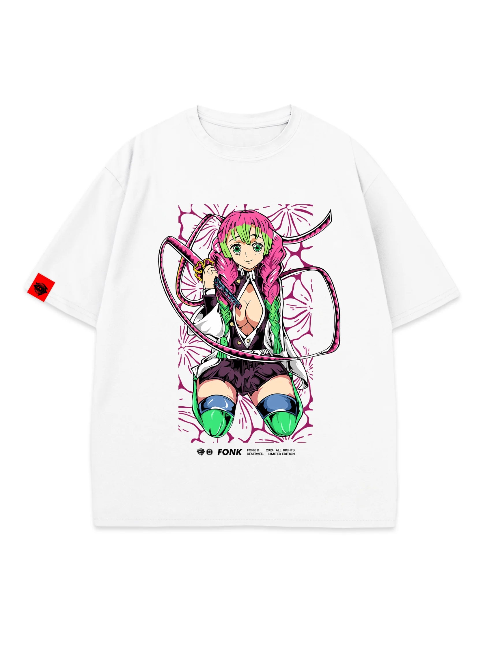 T-SHIRT Mitsuri - Demon Slayer, unisex, white