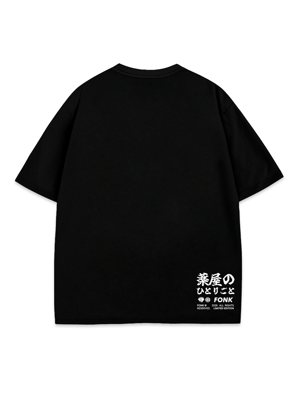 T-SHIRT Two Sides: Jinshi - Apothecary Diaries anime, unisex, black