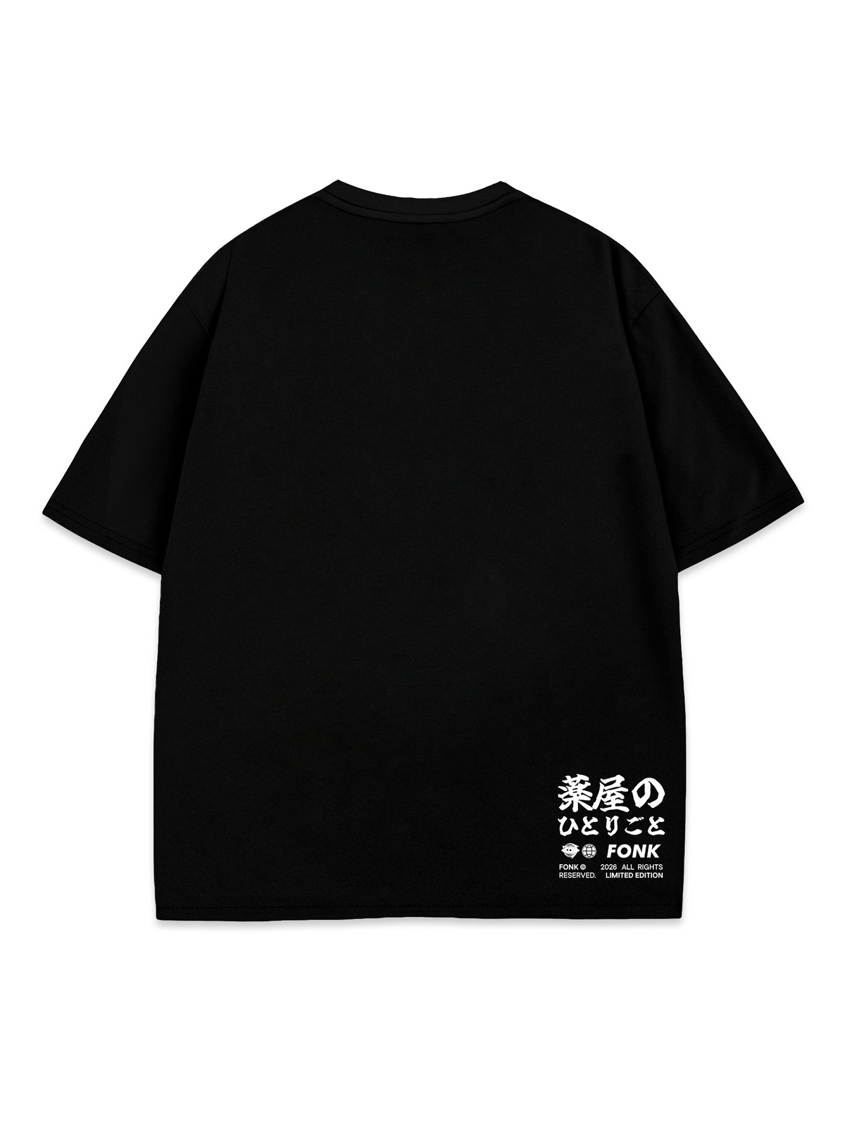 T-SHIRT Two Sides: Jinshi - Apothecary Diaries anime, unisex, black