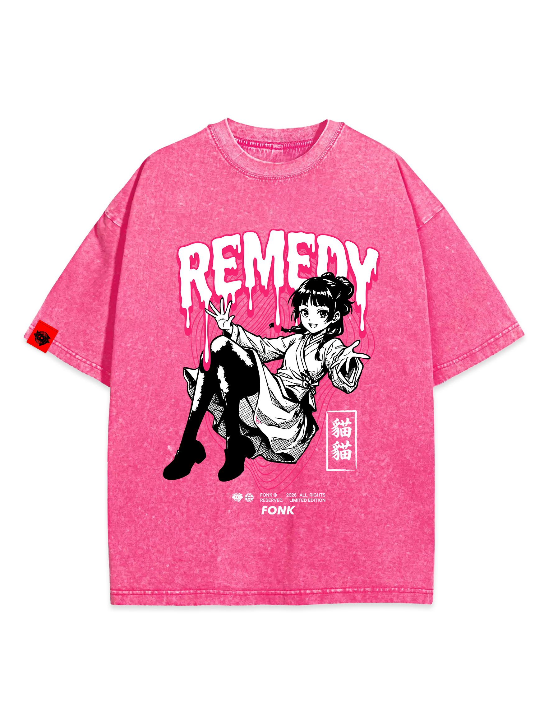 T-SHIRT REMEDY - Apothecary Diaries anime, unisex, marble pink
