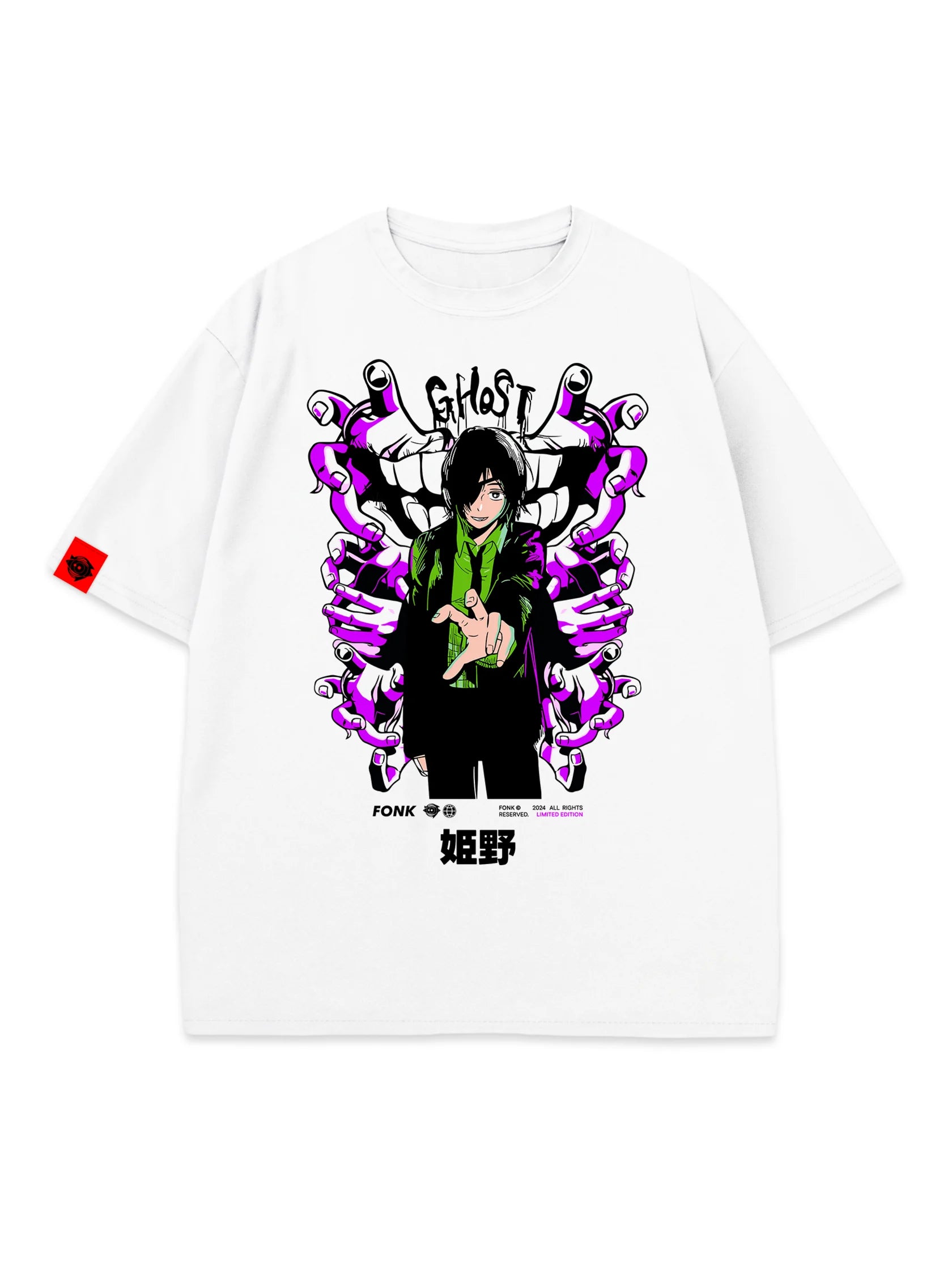 T-SHIRT Himeno - Chainsaw Man anime, unisex, white