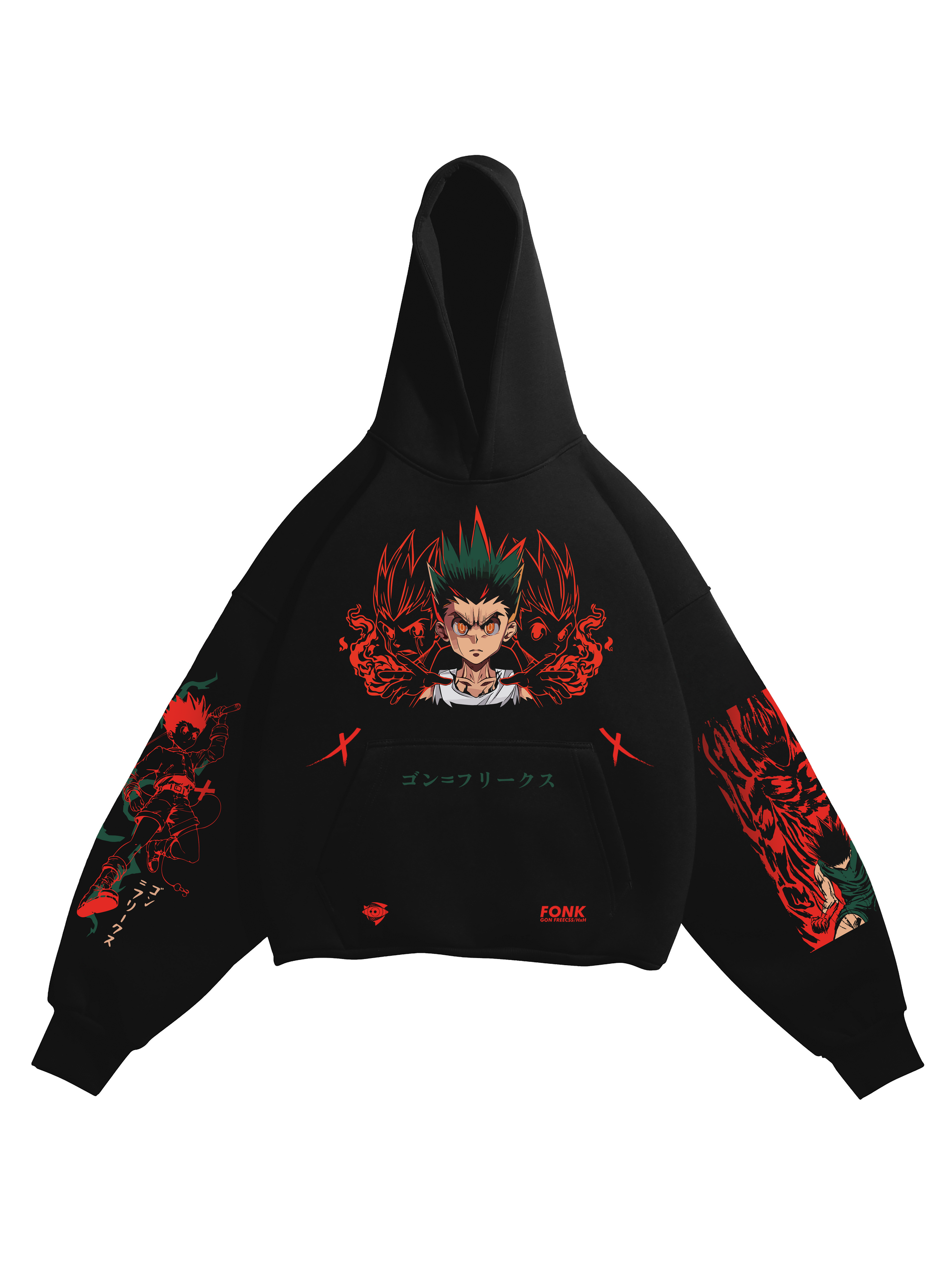 Hoodie Gon - HxH anime, unisex, black