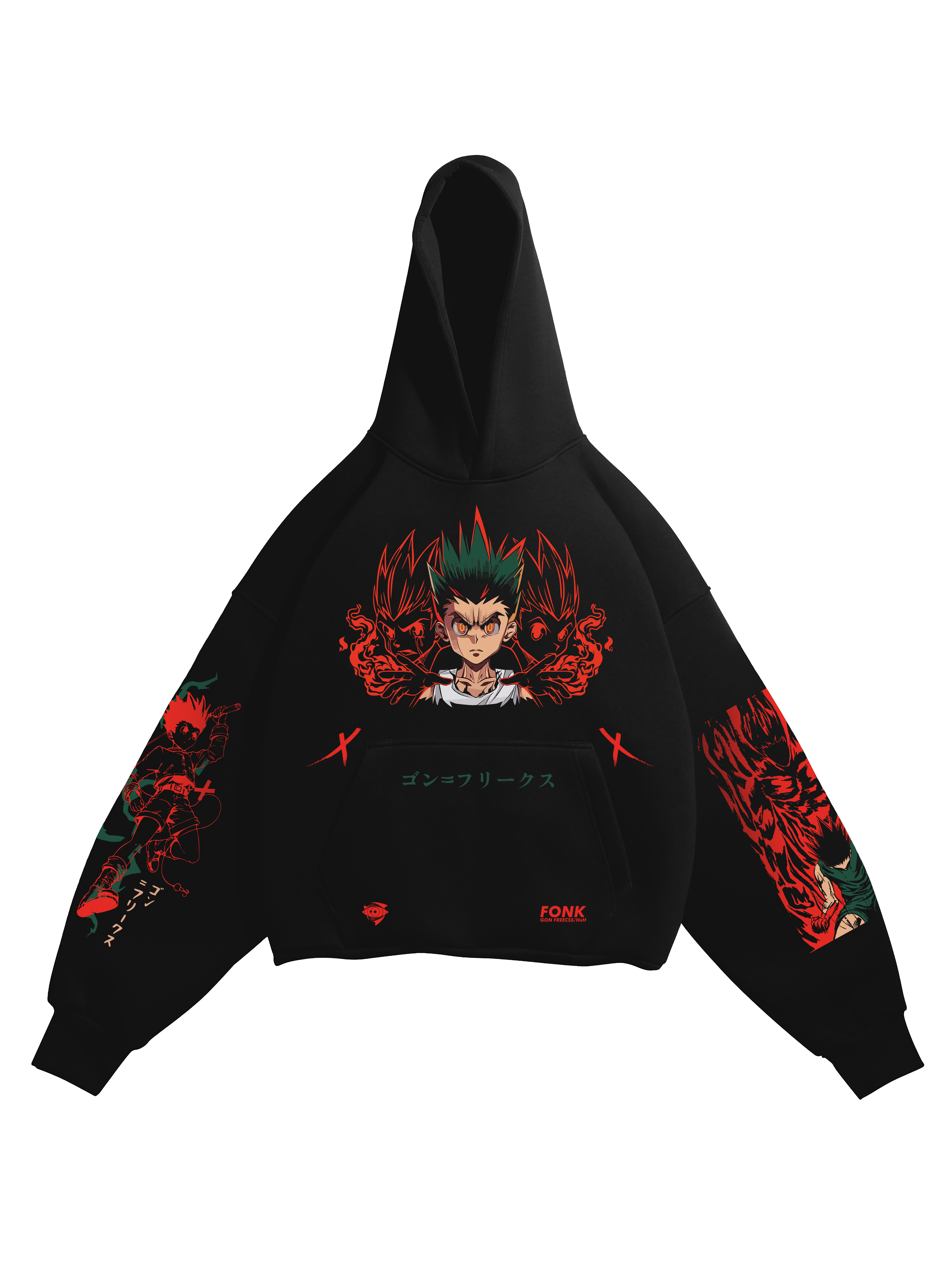 Hoodie Gon - HxH anime, unisex, black