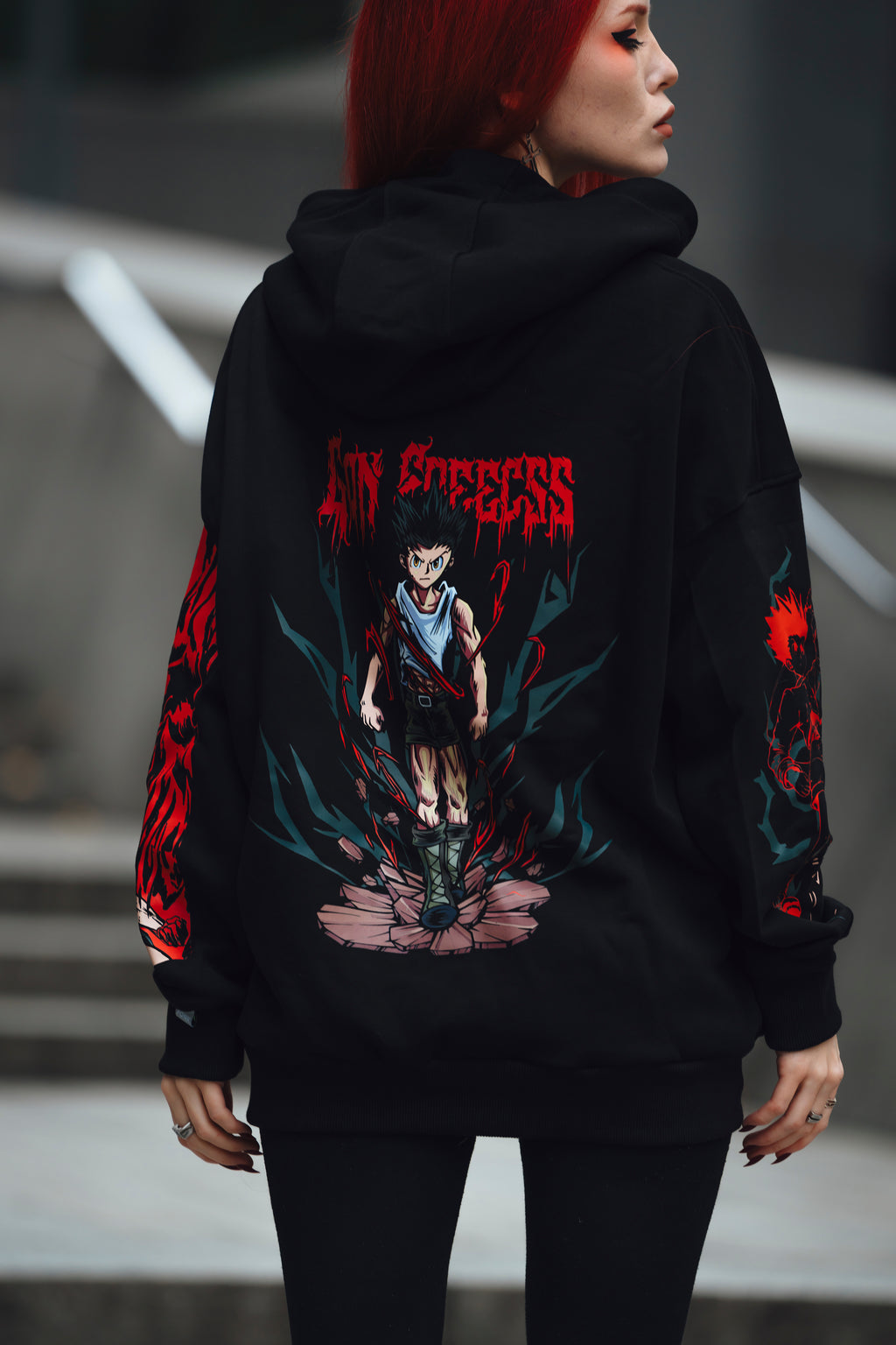 Hoodie Gon - HxH anime, unisex, black