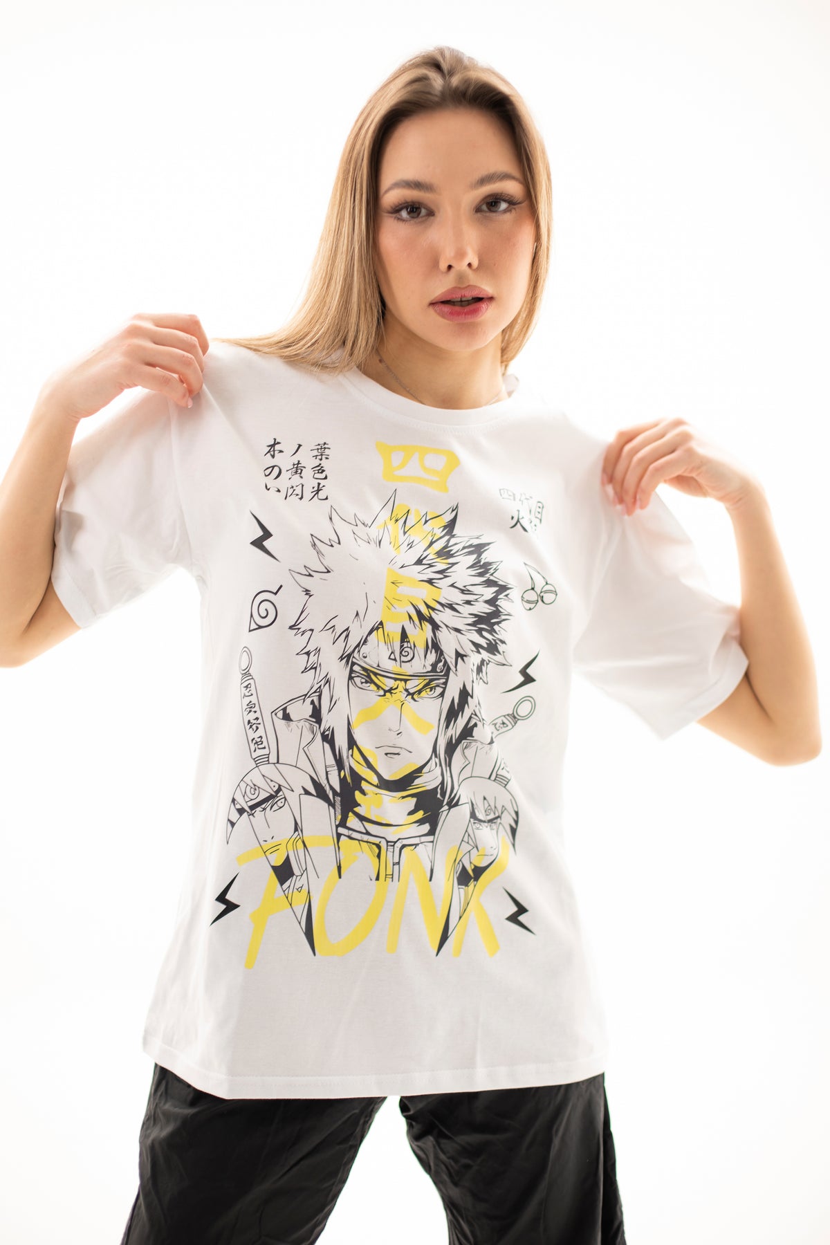 T-SHIRT Minato - Naruto anime, unisex, white