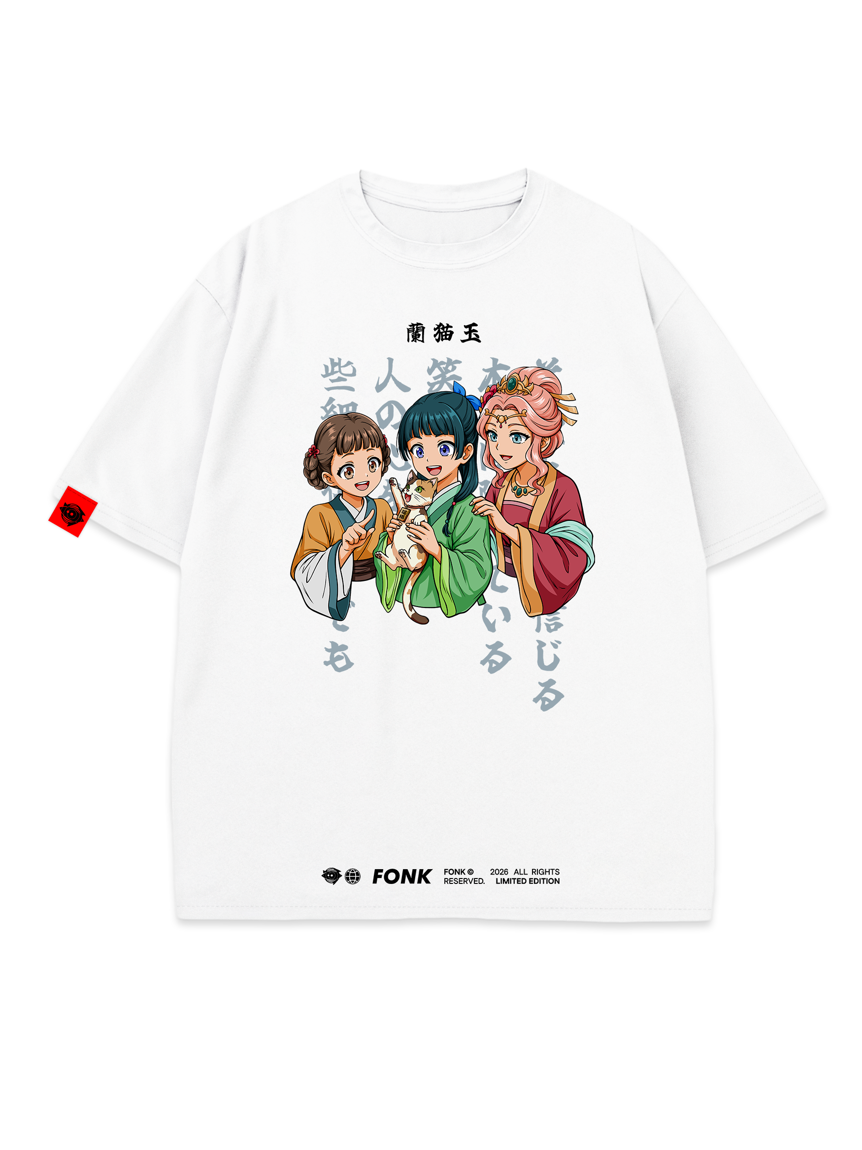 T-SHIRT Inner Palace - Apothecary Diaries anime, unisex, white