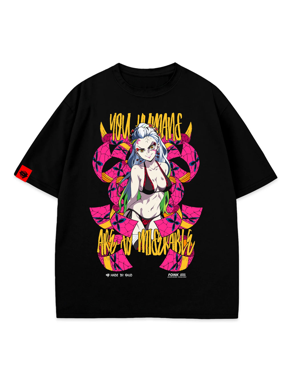 T-SHIRT Daki - Demon Slayer, unisex, black