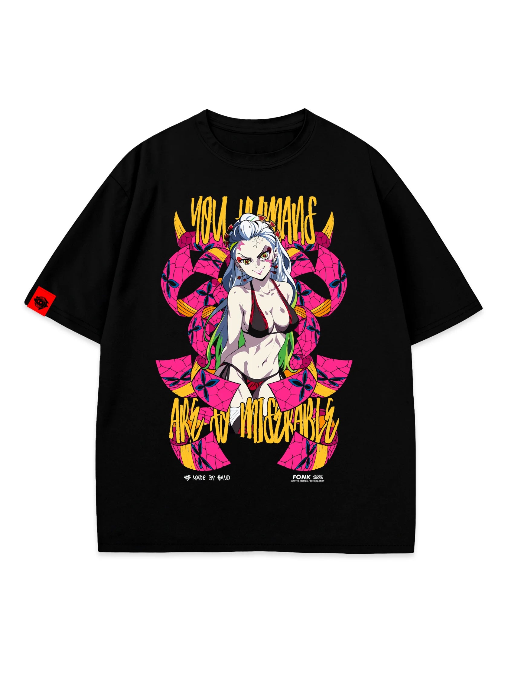 T-SHIRT Daki - Demon Slayer, unisex, black