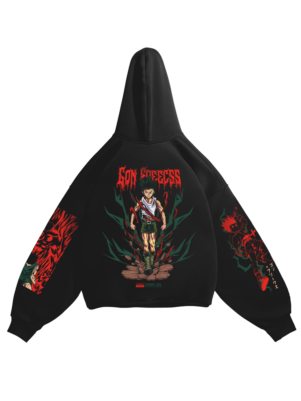 Hoodie Gon - HxH anime, unisex, black