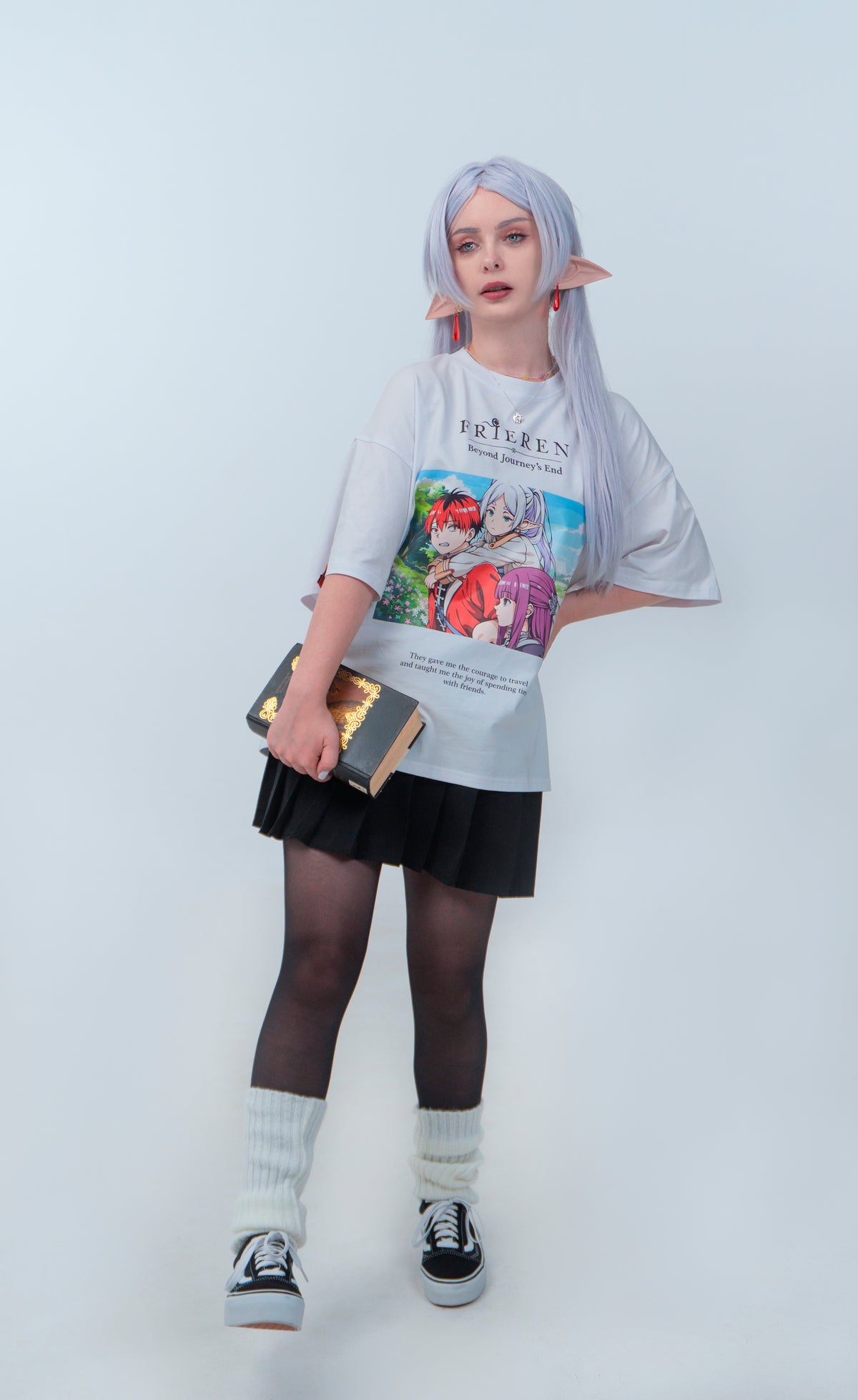 T-SHIRT Wanderers - Frieren anime, unisex, white