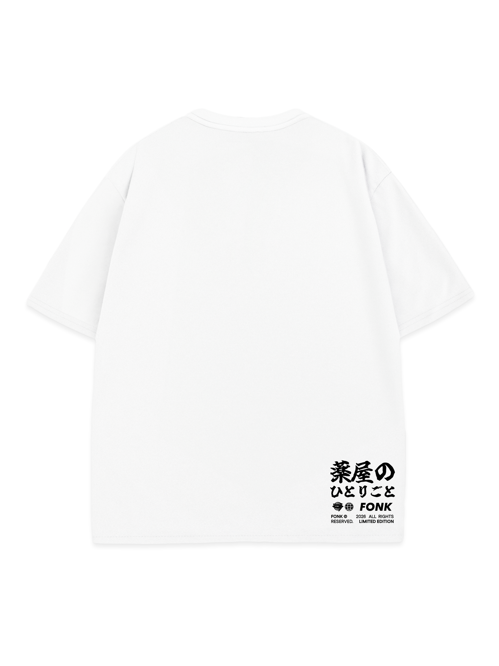 T-SHIRT Two Sides: Jinshi - Apothecary Diaries anime, unisex, white