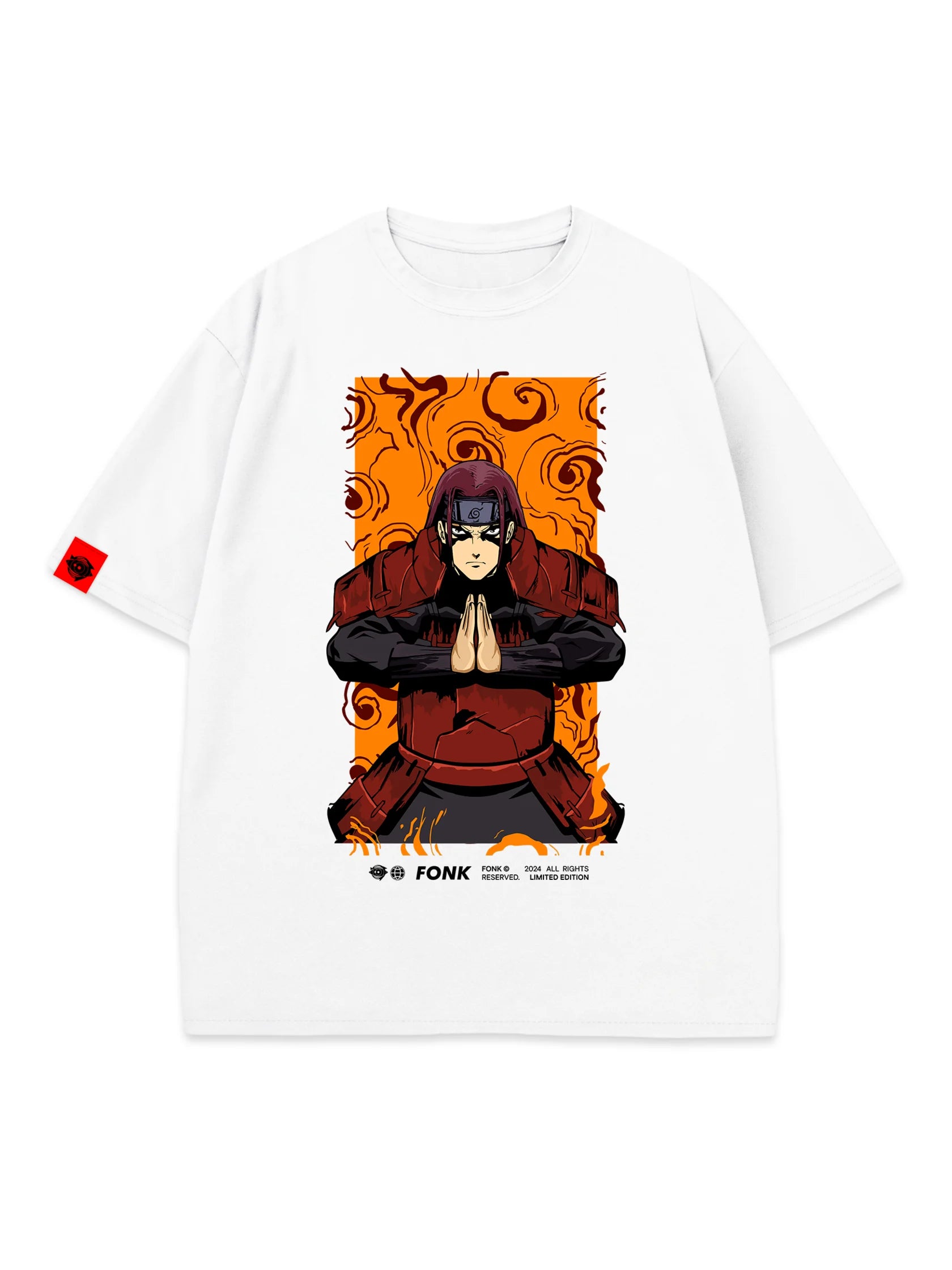 T-SHIRT Hashirama - Naruto anime, unisex, white