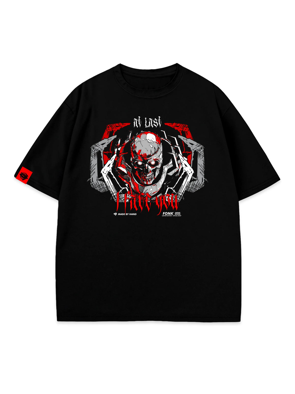 T-SHIRT Skull Knight - Berserk anime, unisex, black