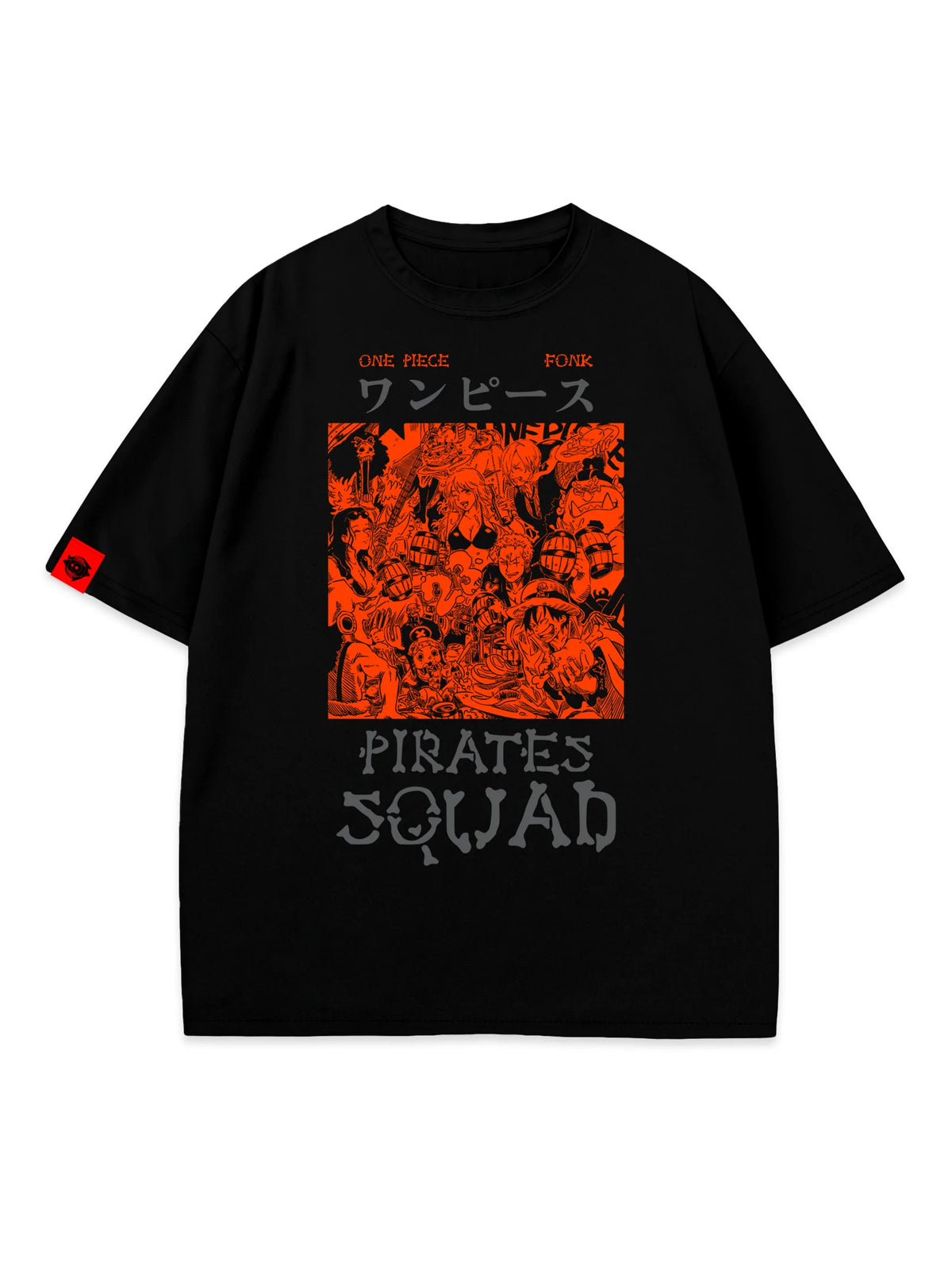 T-SHIRT Squad - One Piece anime, unisex, black