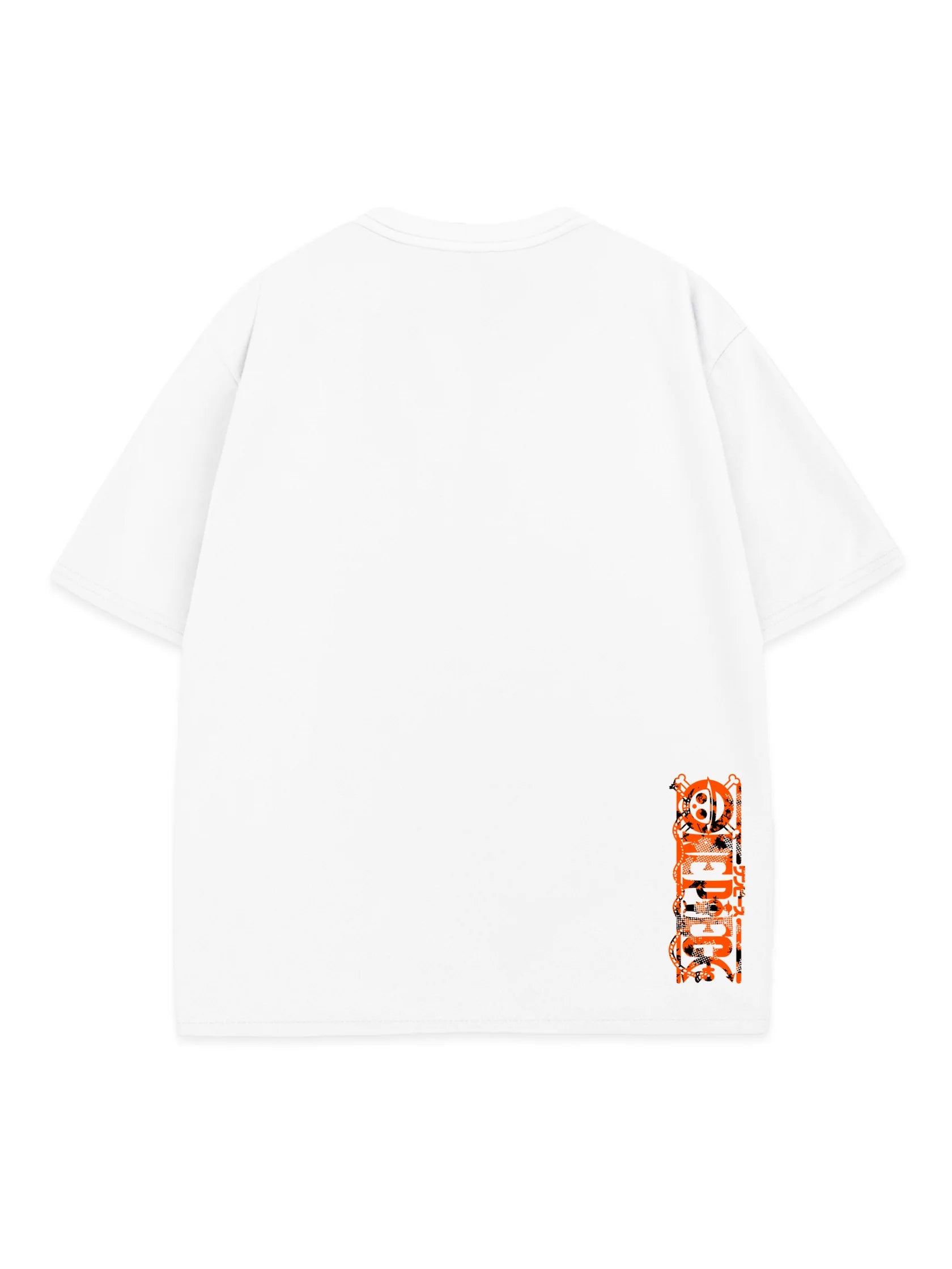 T-SHIRT Luffy - One Piece anime, unisex, white