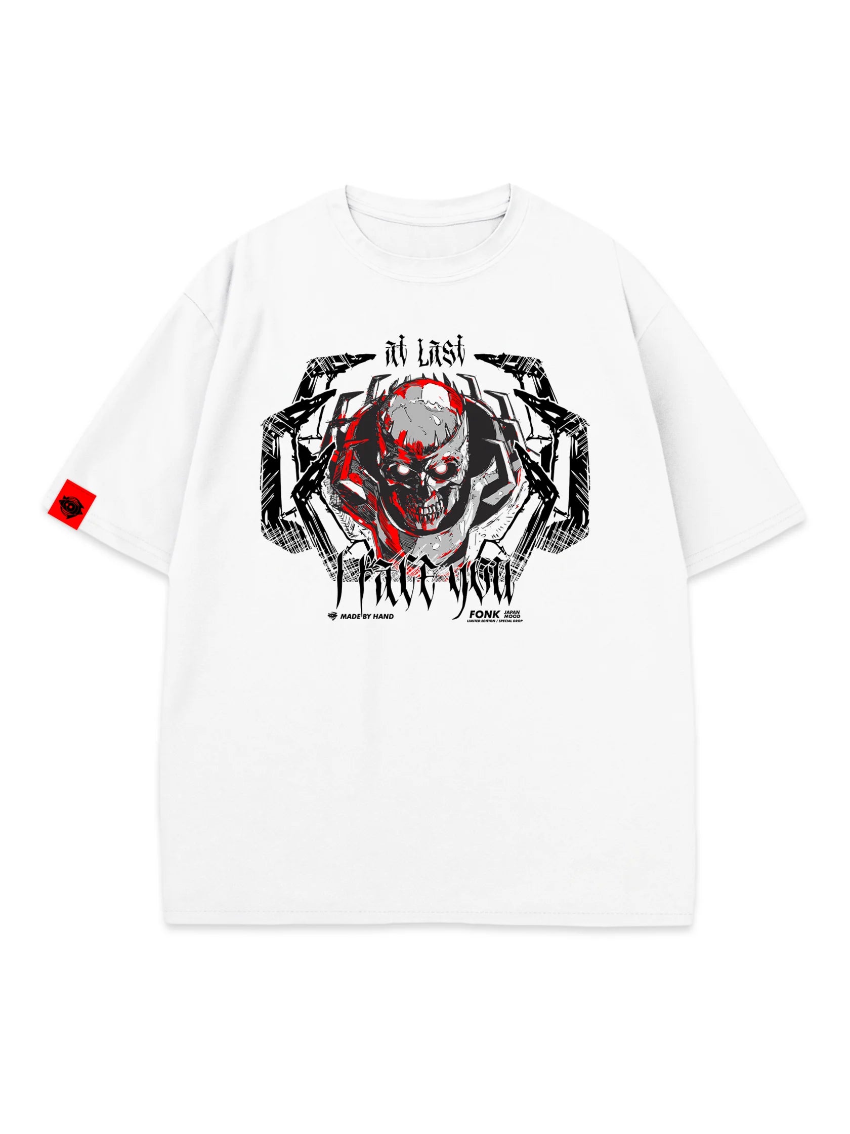 T-SHIRT Skull Knight - Berserk anime, unisex, white