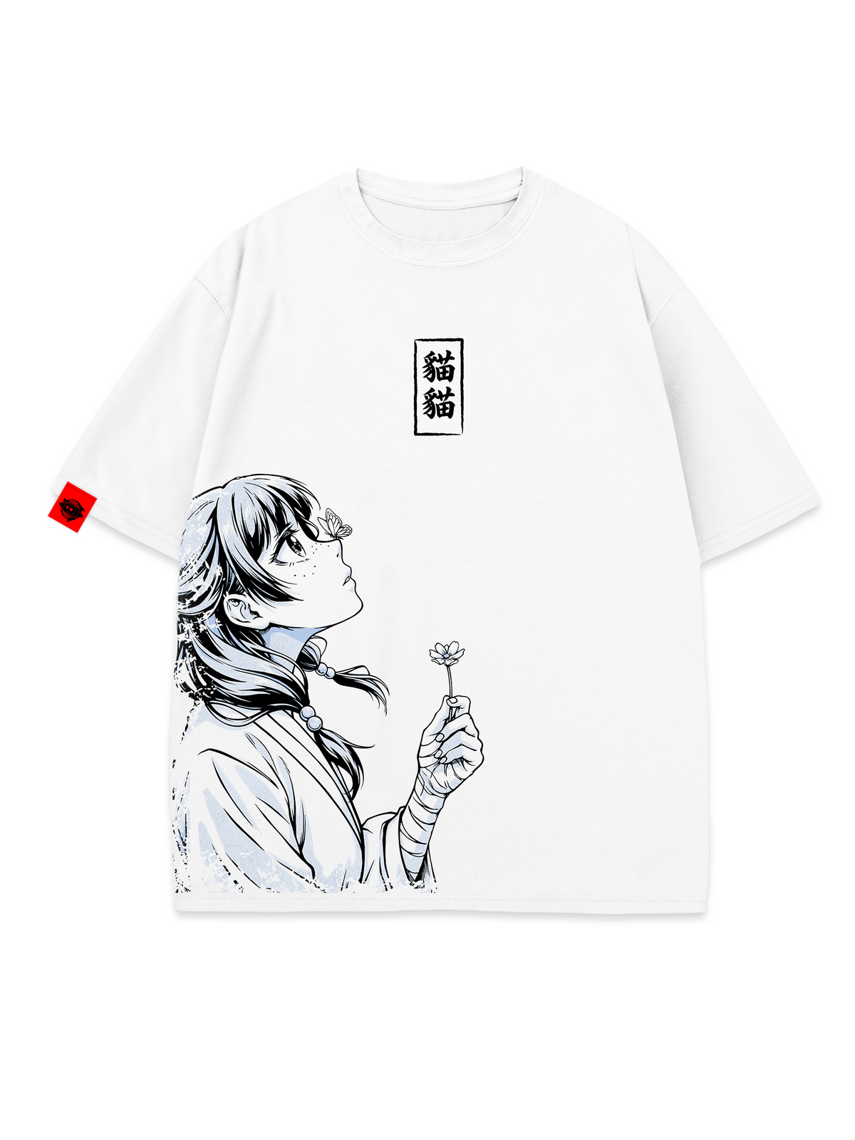 T-SHIRT Two Sides: Mao - Apothecary Diaries anime, unisex, white