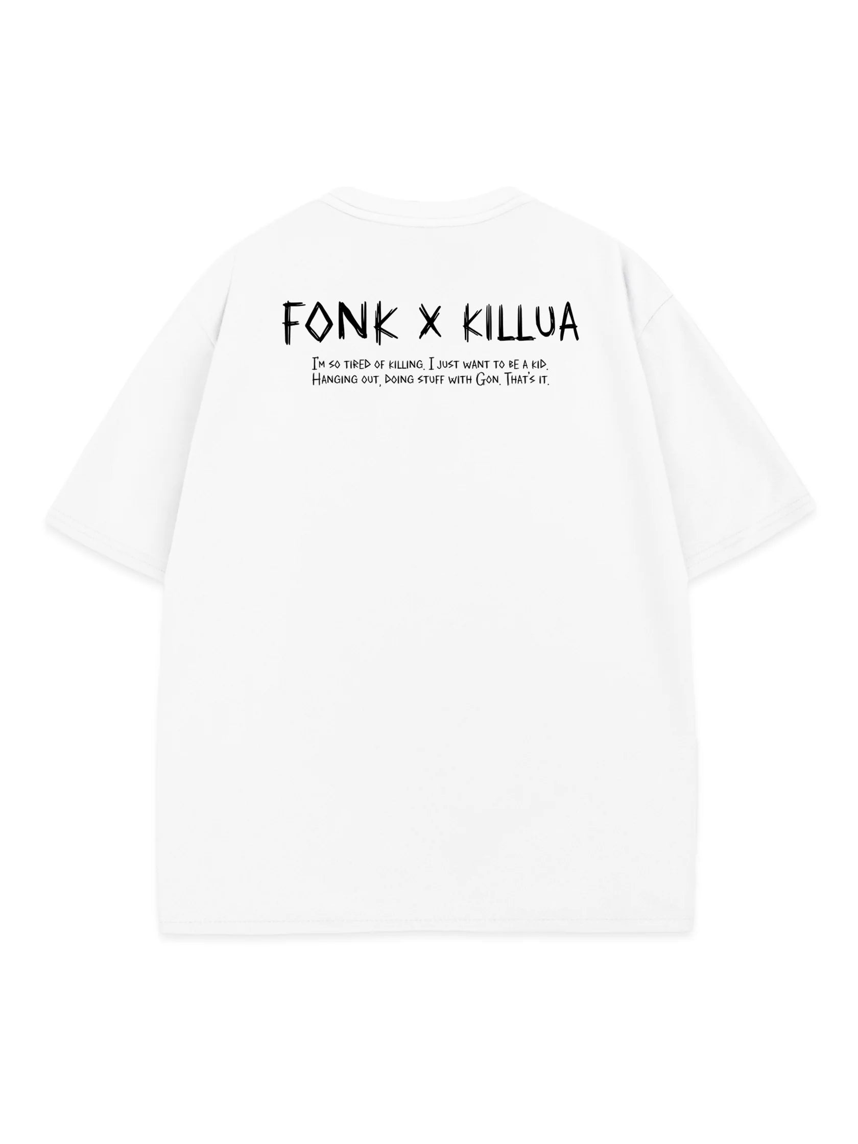 T-SHIRT Killua Zoldyck - Hunter x Hunter anime, unisex, white