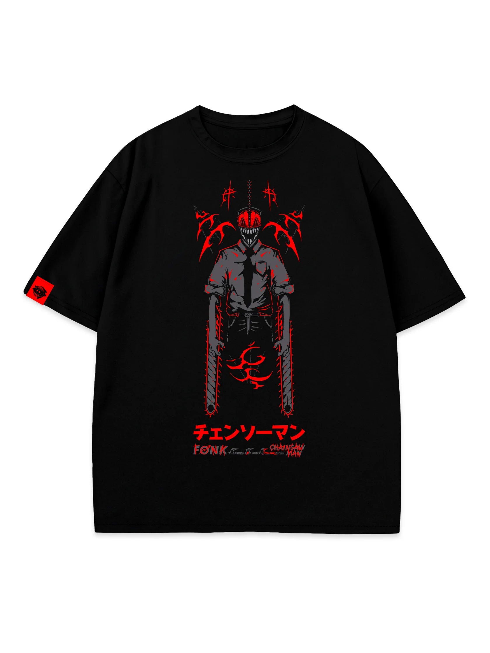 T-SHIRT Denji - Chainsaw Man anime, unisex, black