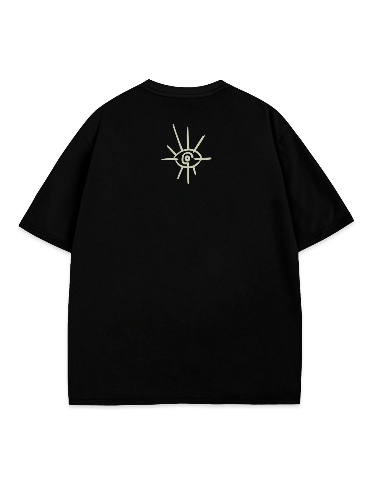 T-SHIRT SHIMMER - Arcane, unisex, black