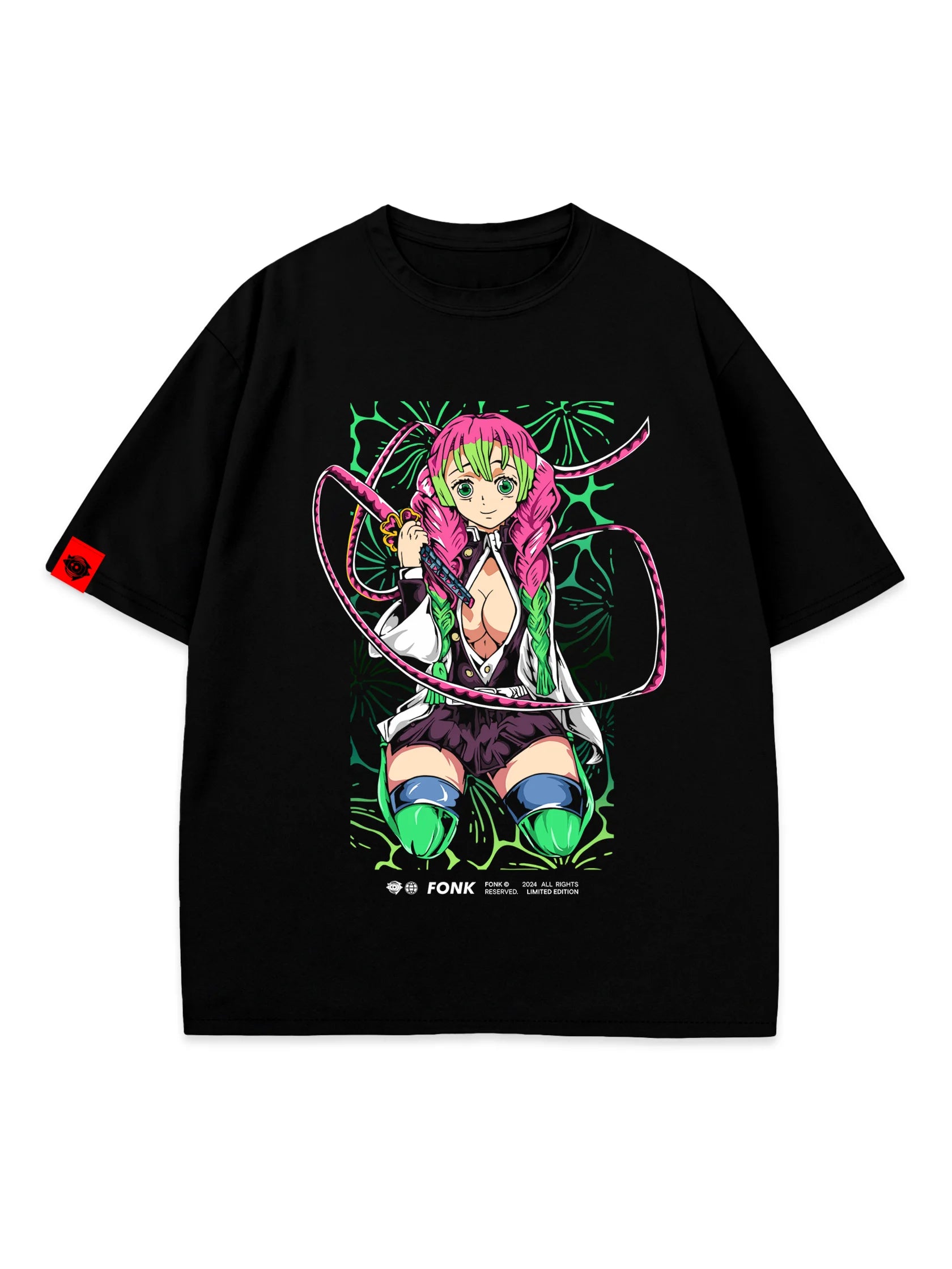 T-SHIRT Mitsuri - Demon Slayer, unisex, black