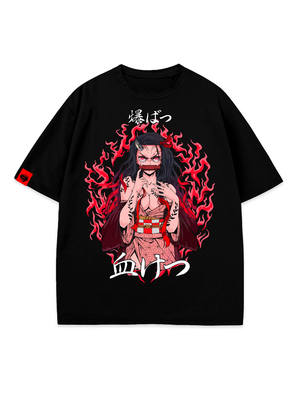 T-SHIRT Nezuko Kamado - Demon Slayer, unisex, black