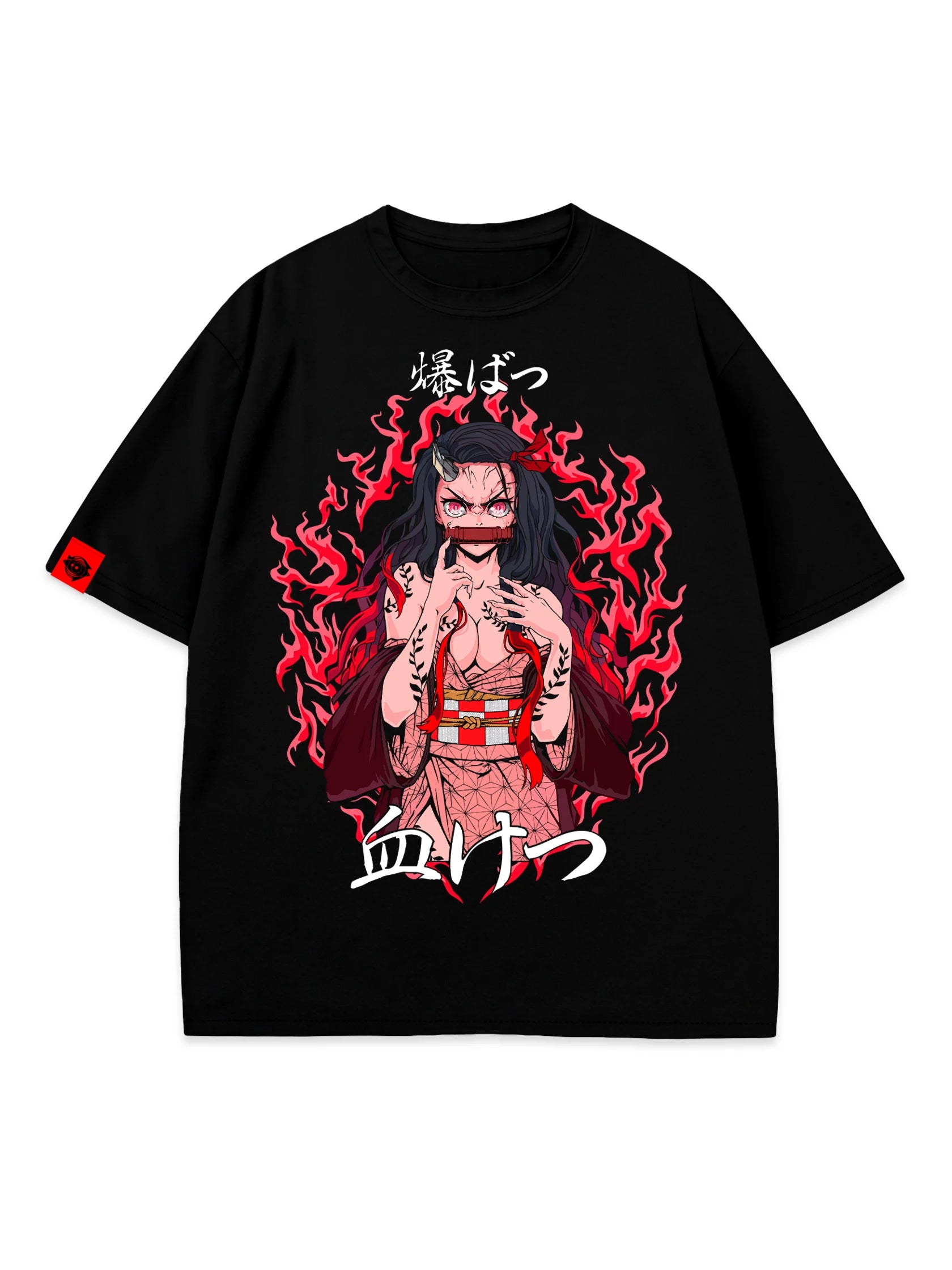 T-SHIRT Nezuko Kamado - Demon Slayer, unisex, black