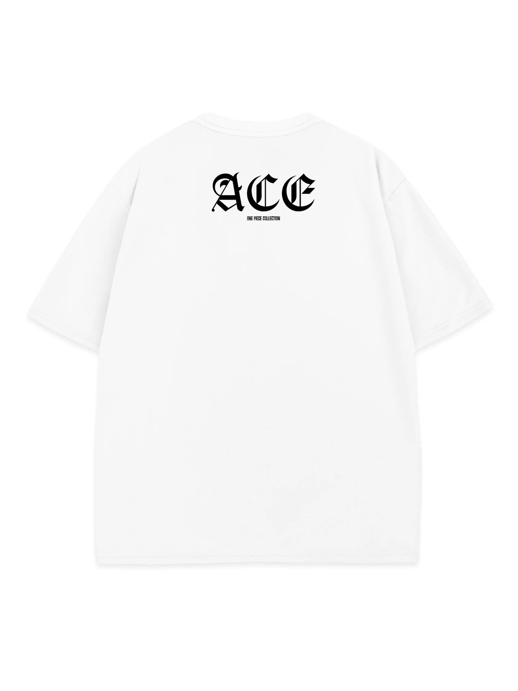 T-SHIRT Portgas D. Ace - One Piece anime, unisex, white