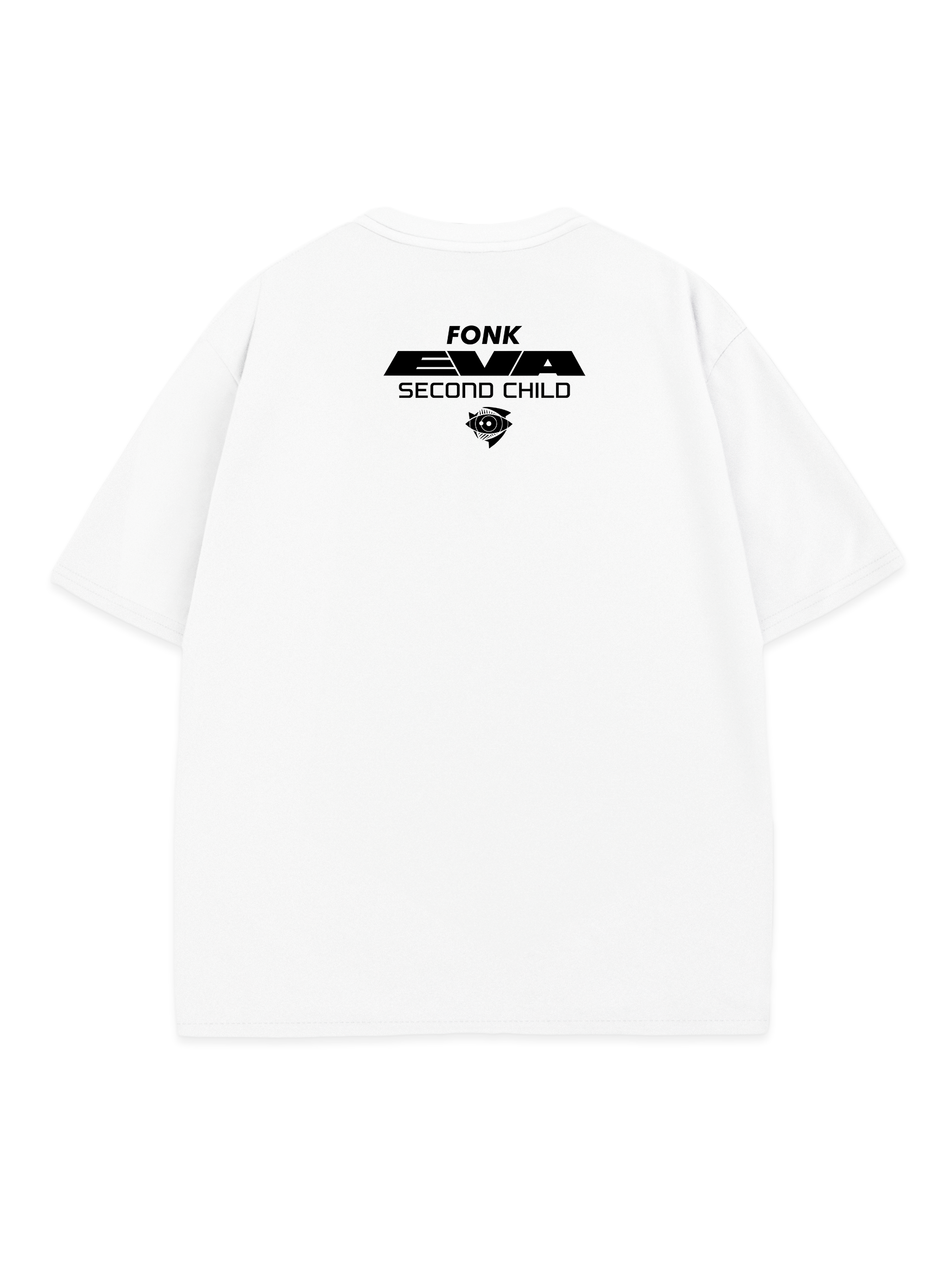 T-SHIRT Asuka Langley - Evangelion anime, unisex, white
