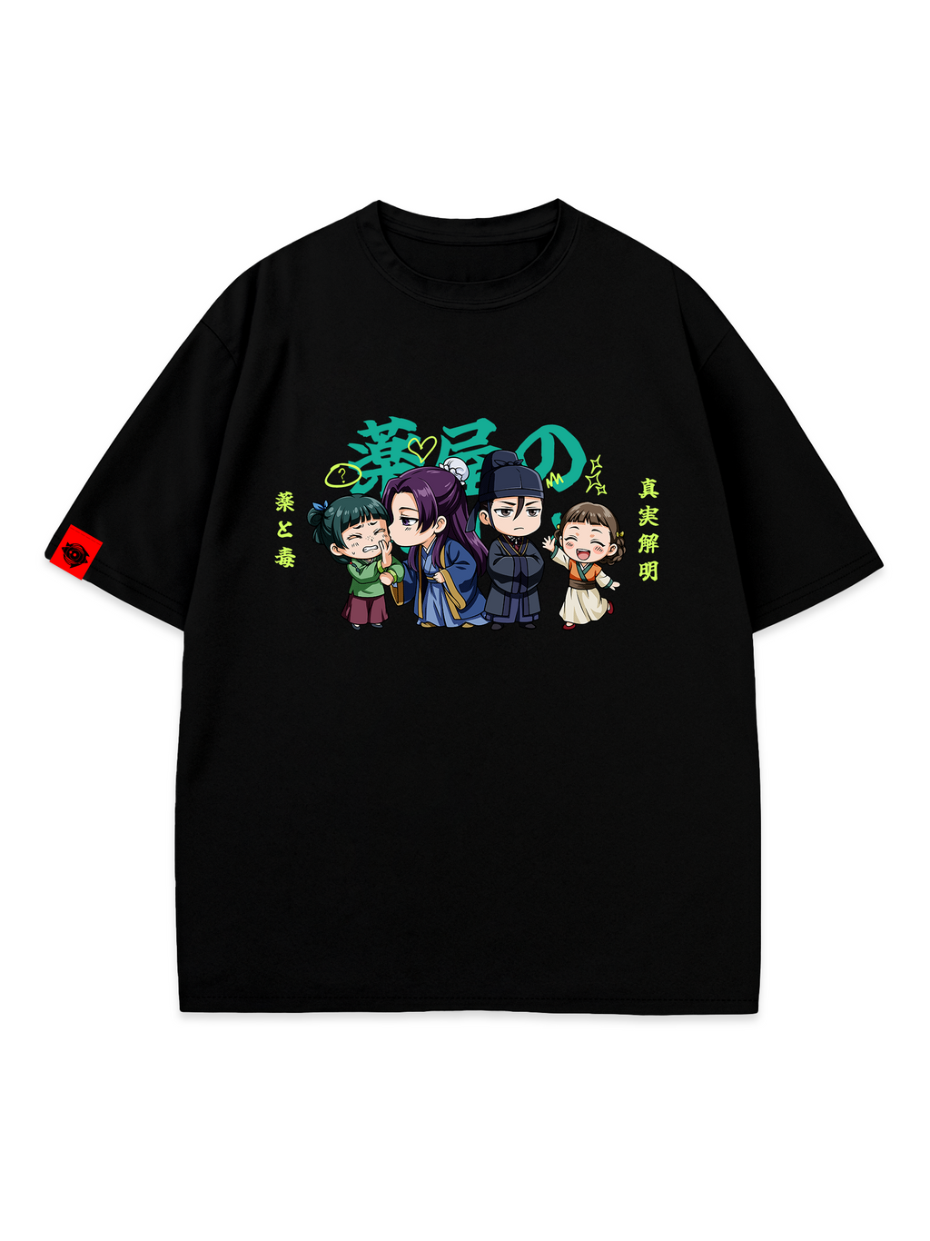 T-SHIRT Court: Private Affairs - Apothecary Diaries anime, unisex, black