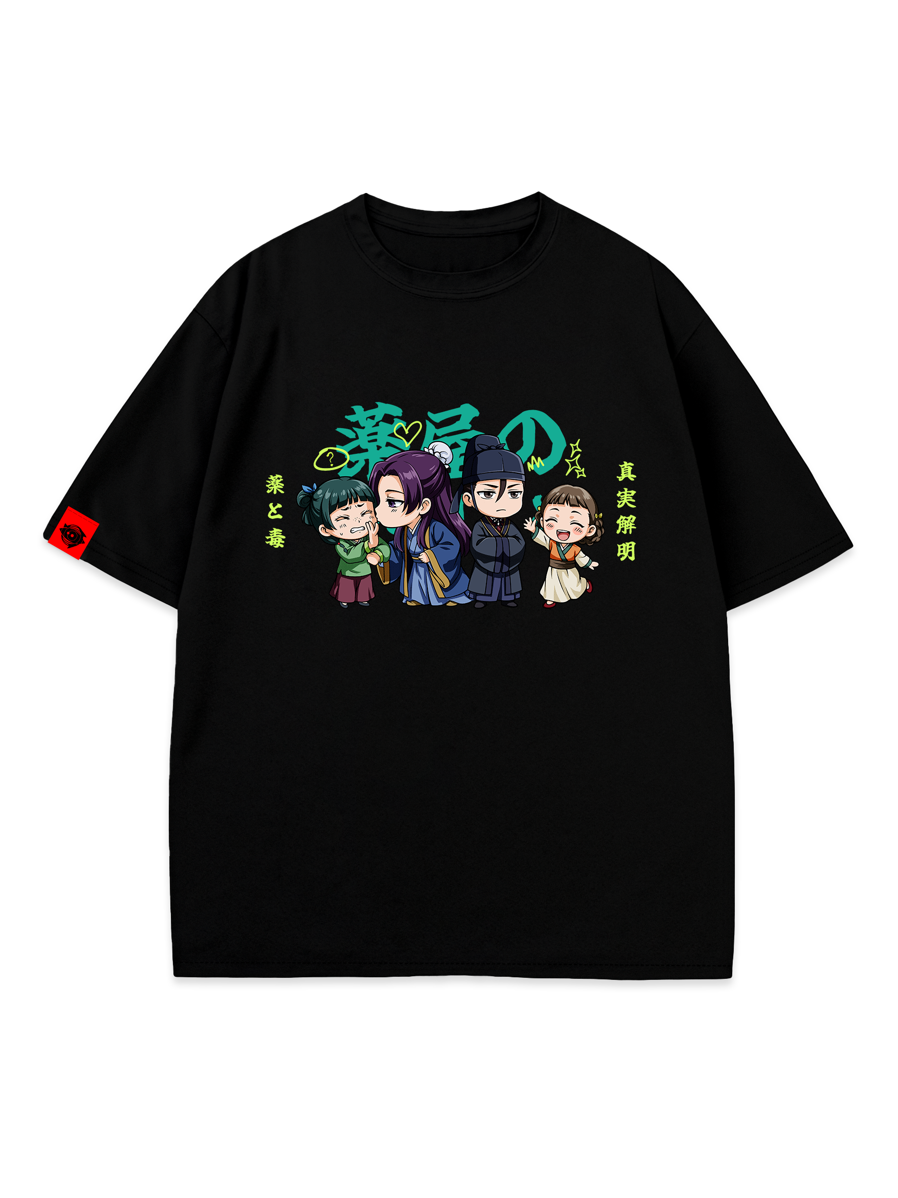 T-SHIRT Court: Private Affairs - Apothecary Diaries anime, unisex, black