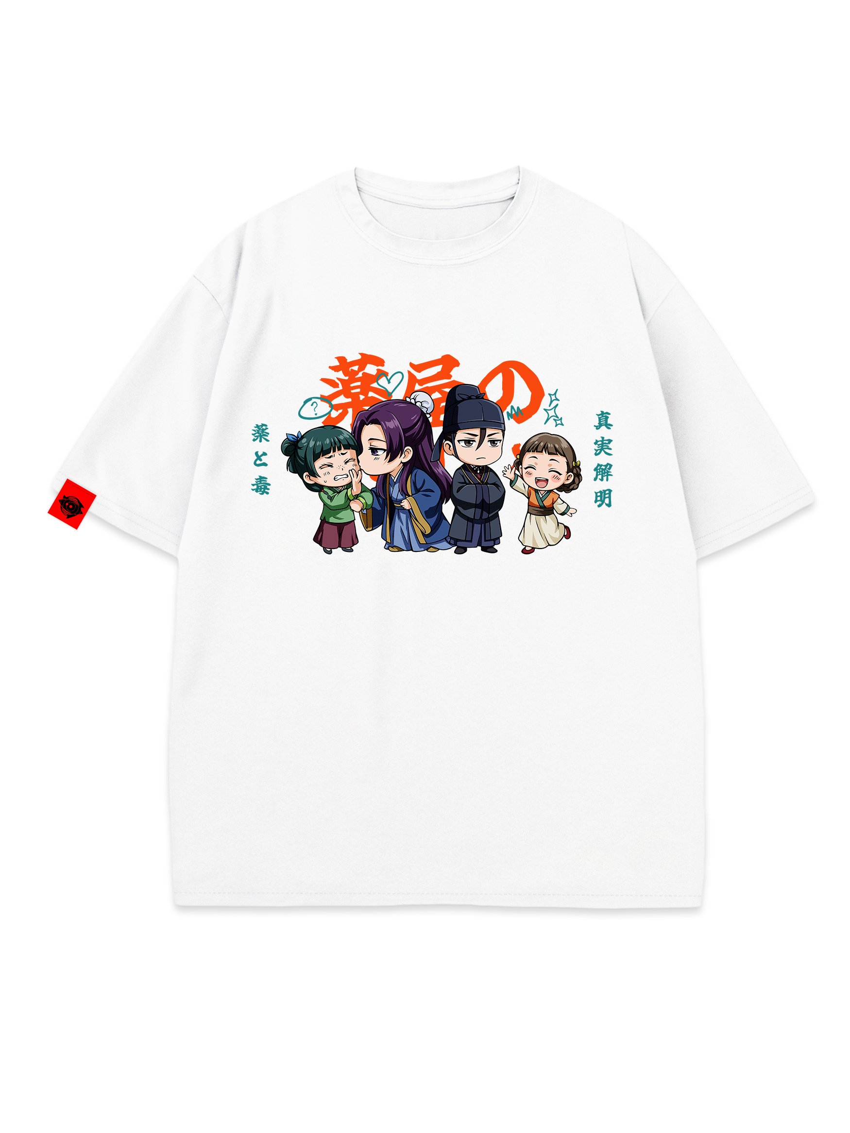 T-SHIRT Court: Private Affairs - Apothecary Diaries anime, unisex, white