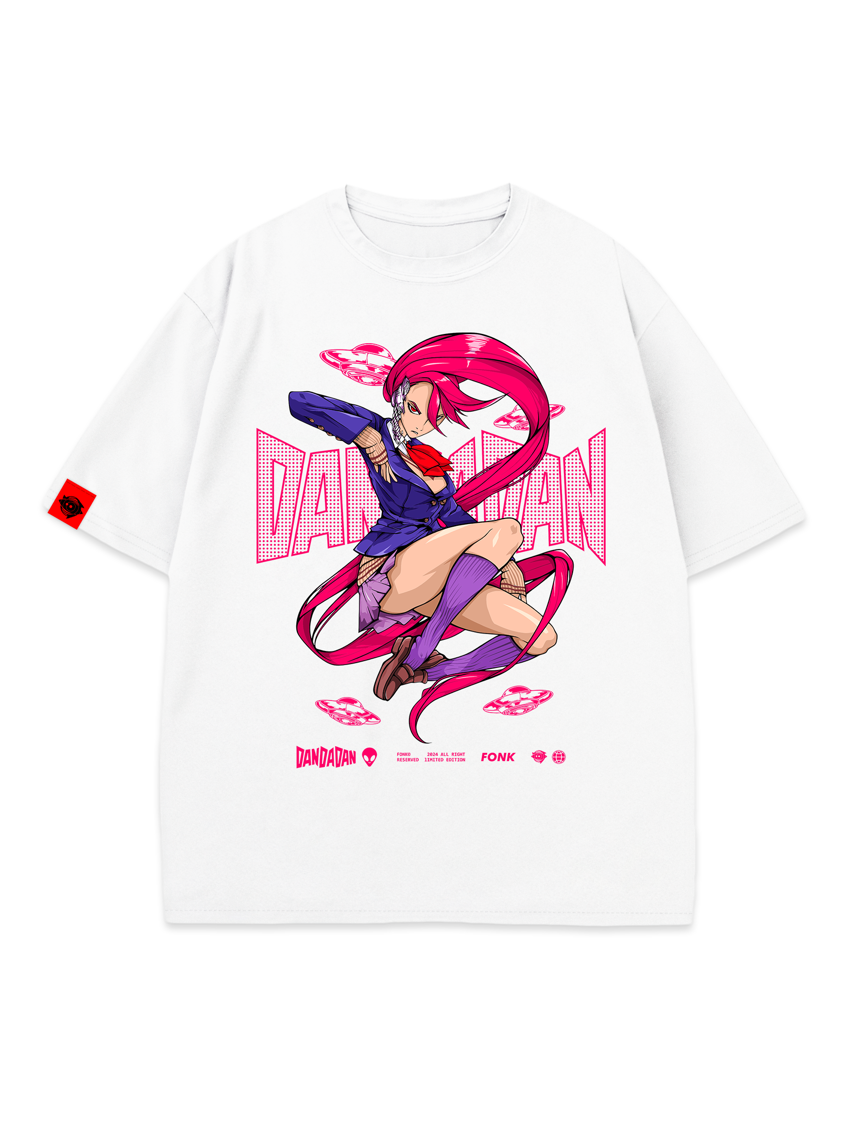 T-SHIRT Aira's Yokai - DanDaDan anime, unisex, white