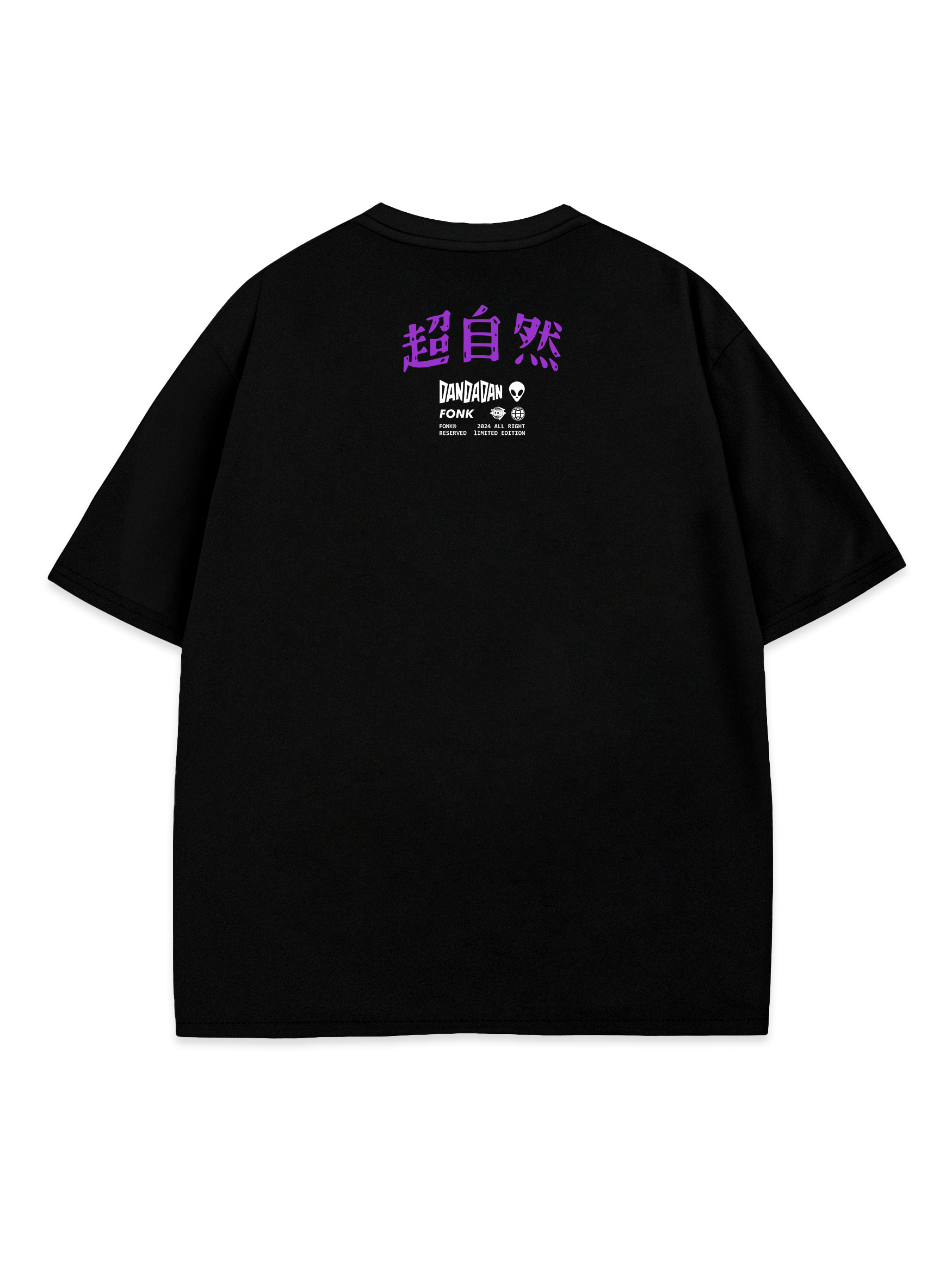 T-SHIRT SEICO - DanDaDan anime, unisex, black