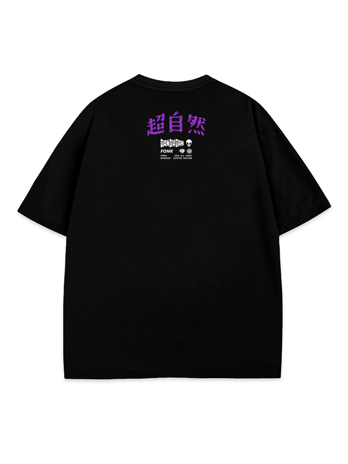 T-SHIRT SEICO - DanDaDan anime, unisex, black