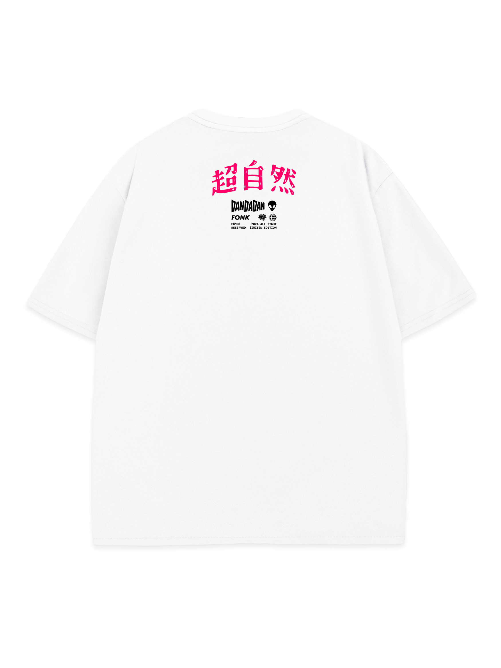 T-SHIRT SEICO - DanDaDan anime, unisex, white