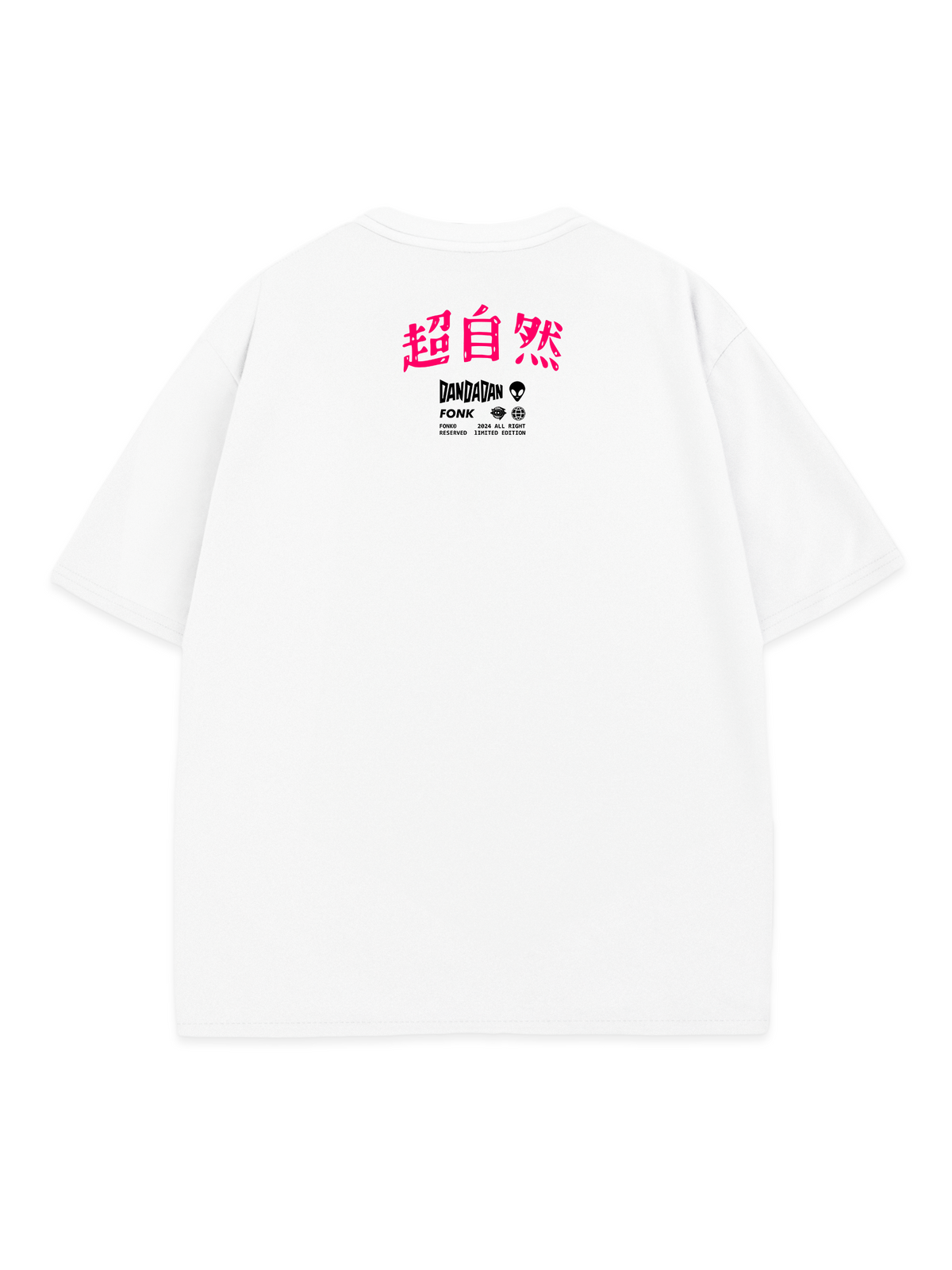 T-SHIRT SEICO - DanDaDan anime, unisex, white