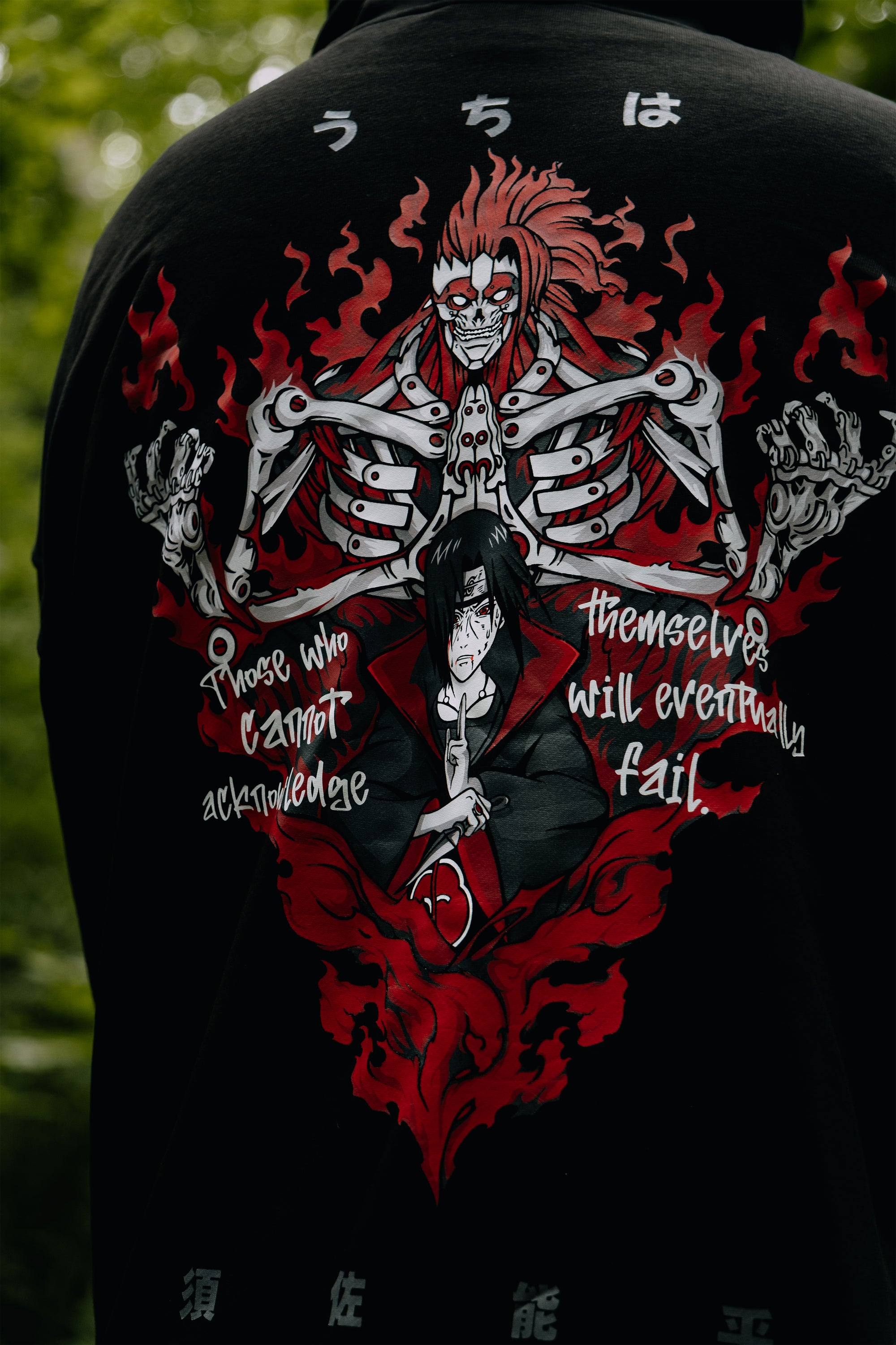 Hoodie Itachi vol.1 - Naruto anime, unisex, black