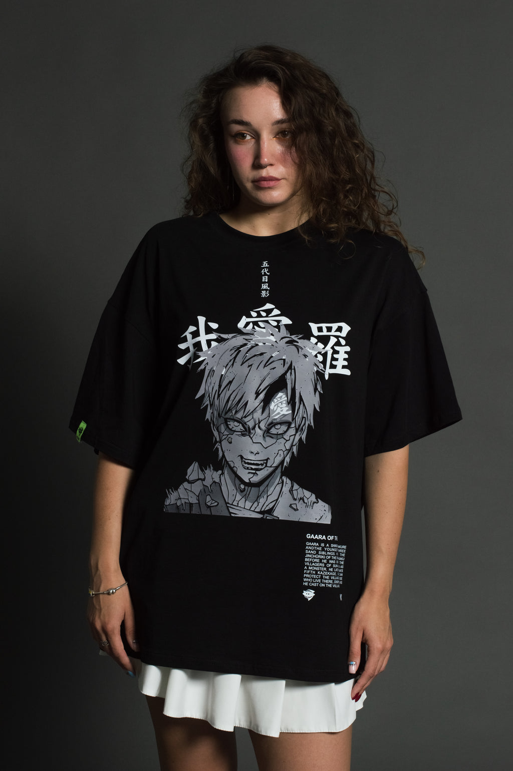 T-SHIRT Gaara - Naruto anime, unisex, black