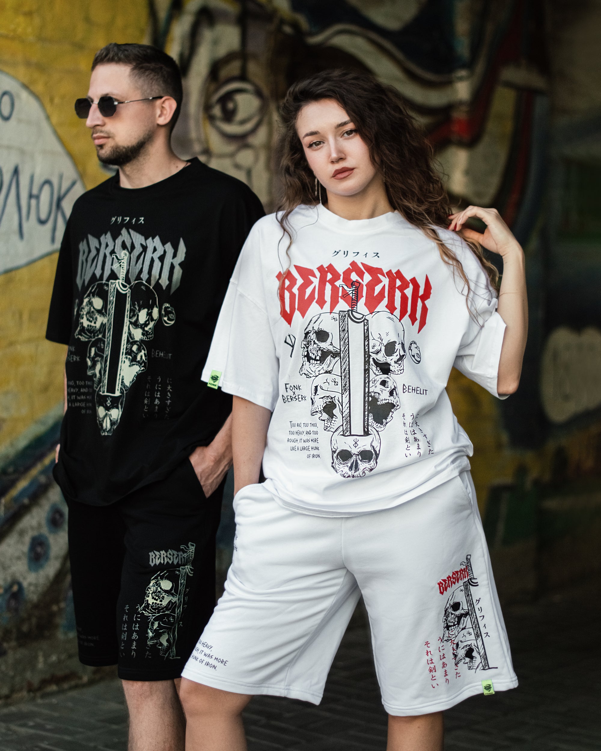 T-SHIRT Berserk - Berserk anime, unisex, white