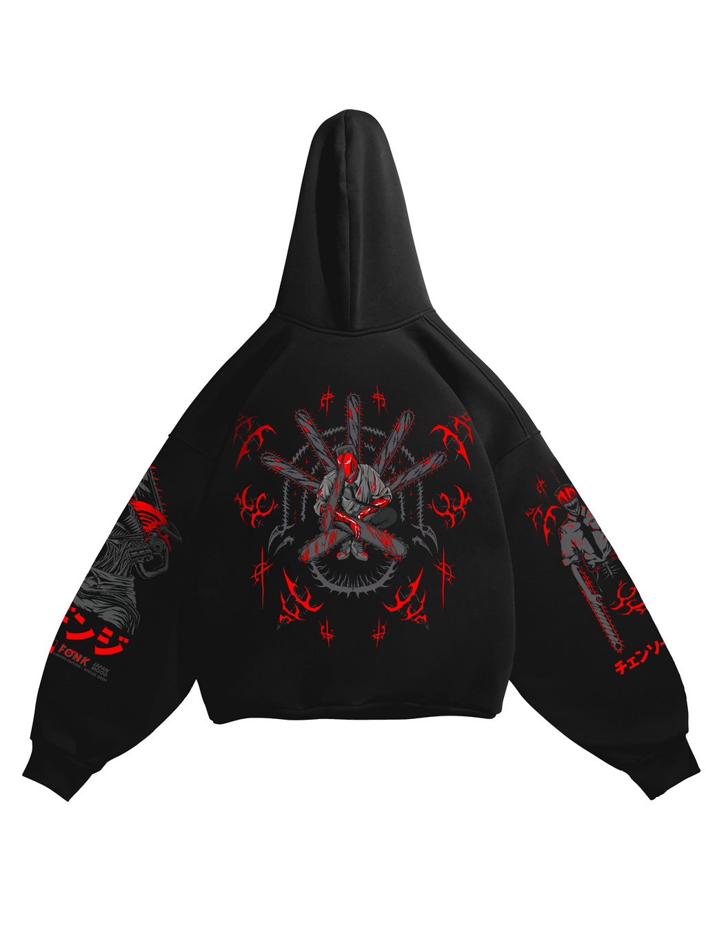 Hoodie Denji - Chainsaw Man, unisex, black