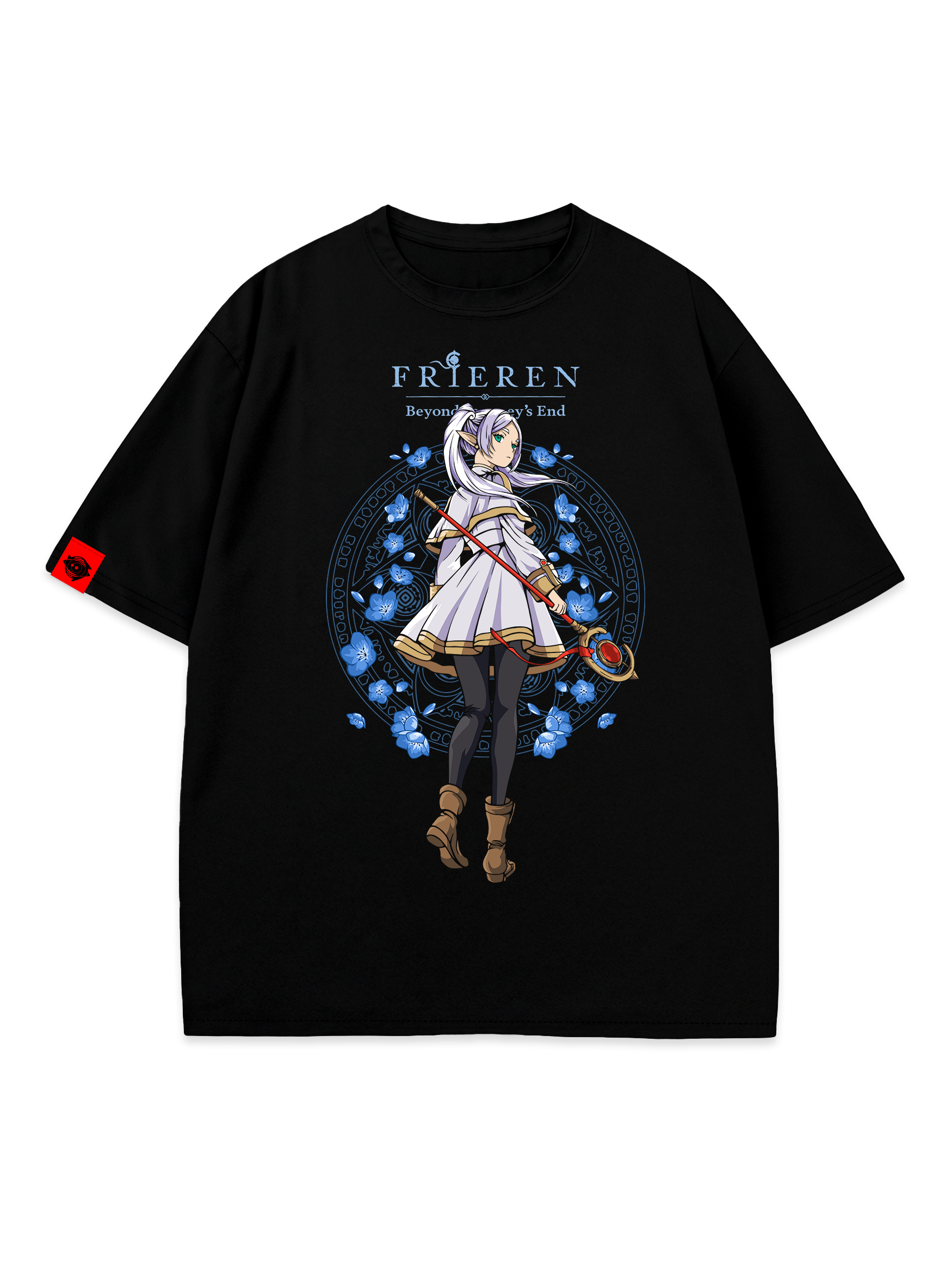 T-SHIRT Ethernal - Frieren anime, unisex, black