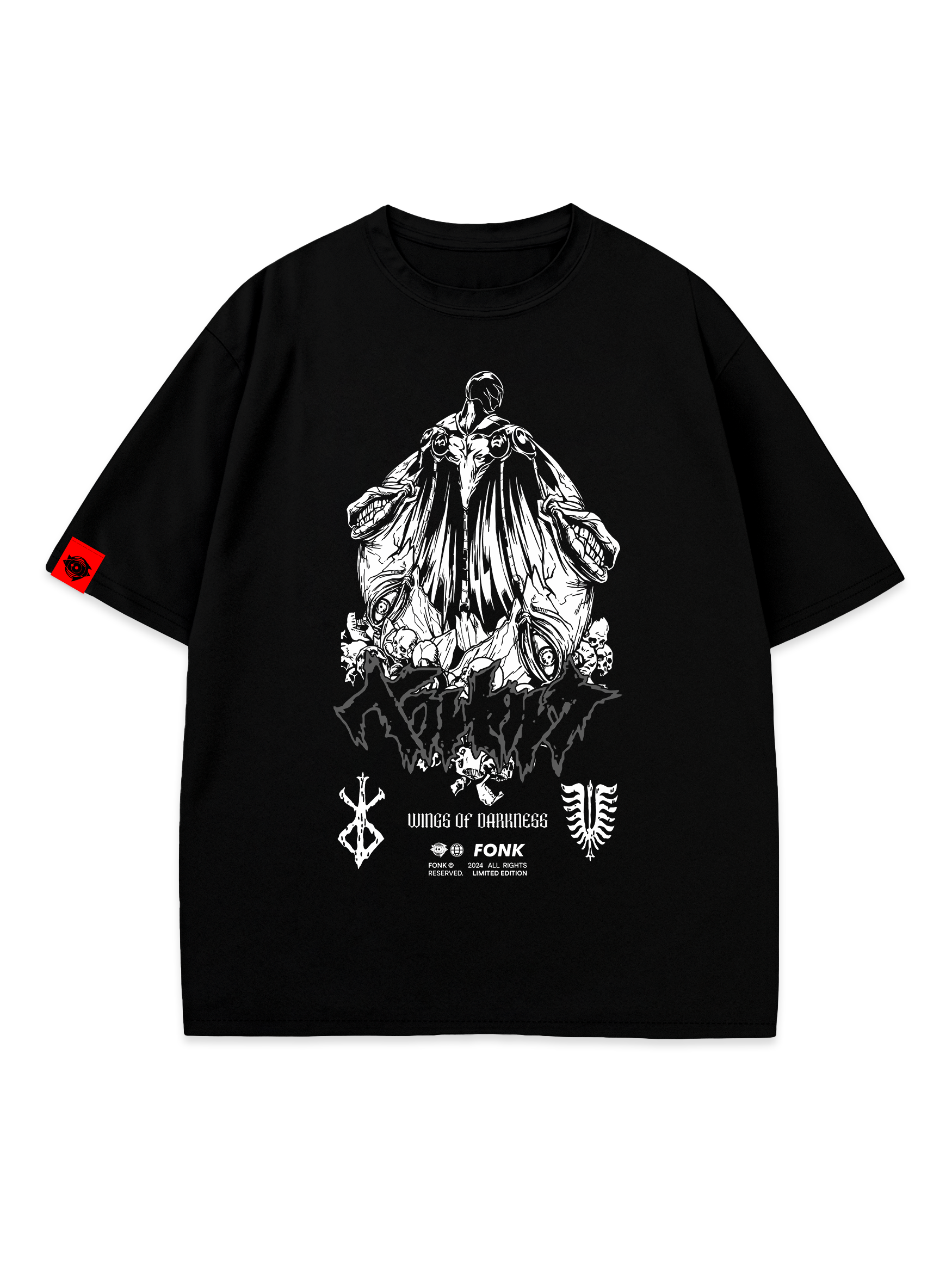 T-SHIRT Femto - Berserk anime, unisex, black