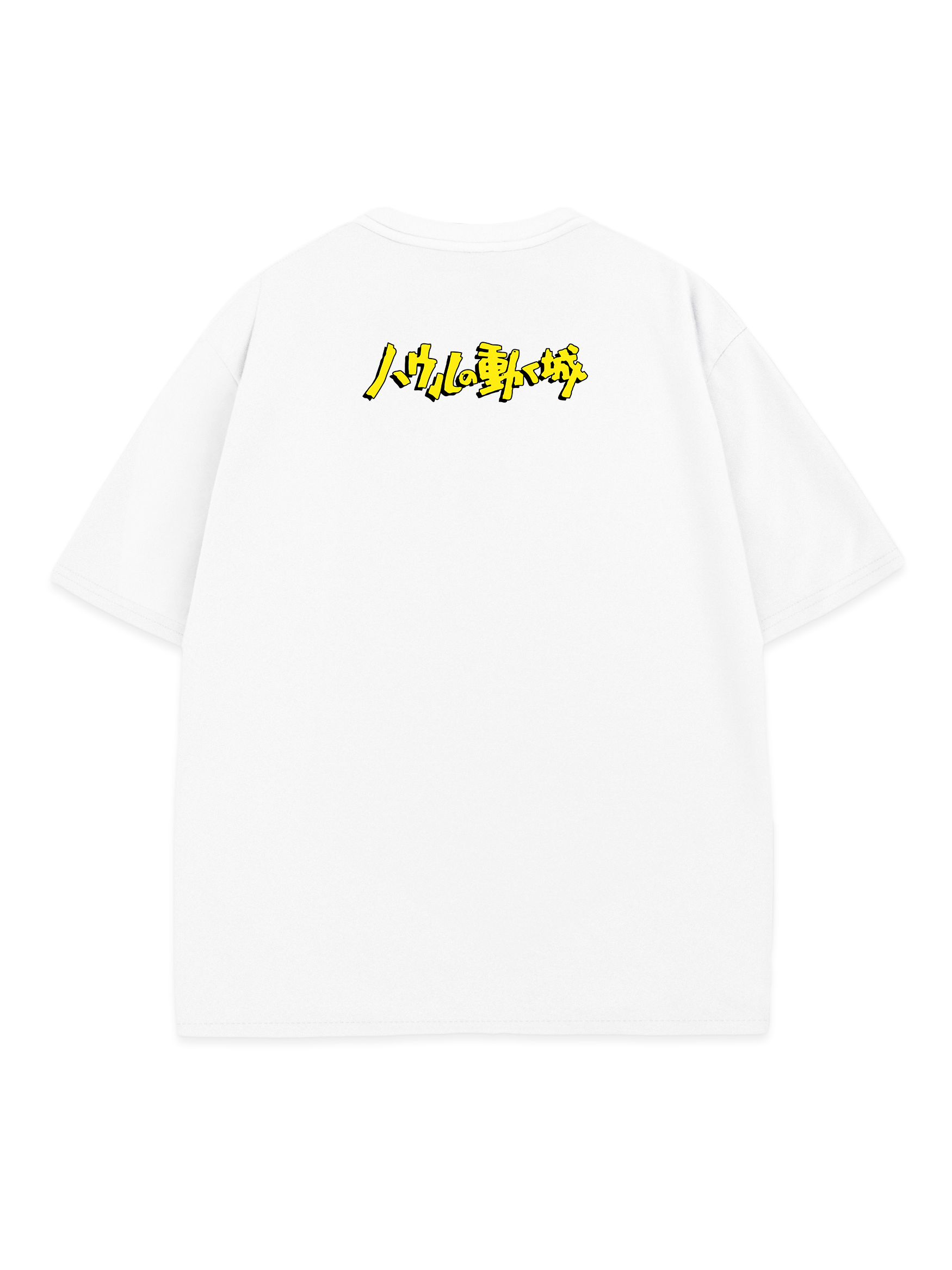 T-SHIRT A Heart’s Fire - Howl's Moving Castle anime, unisex, white