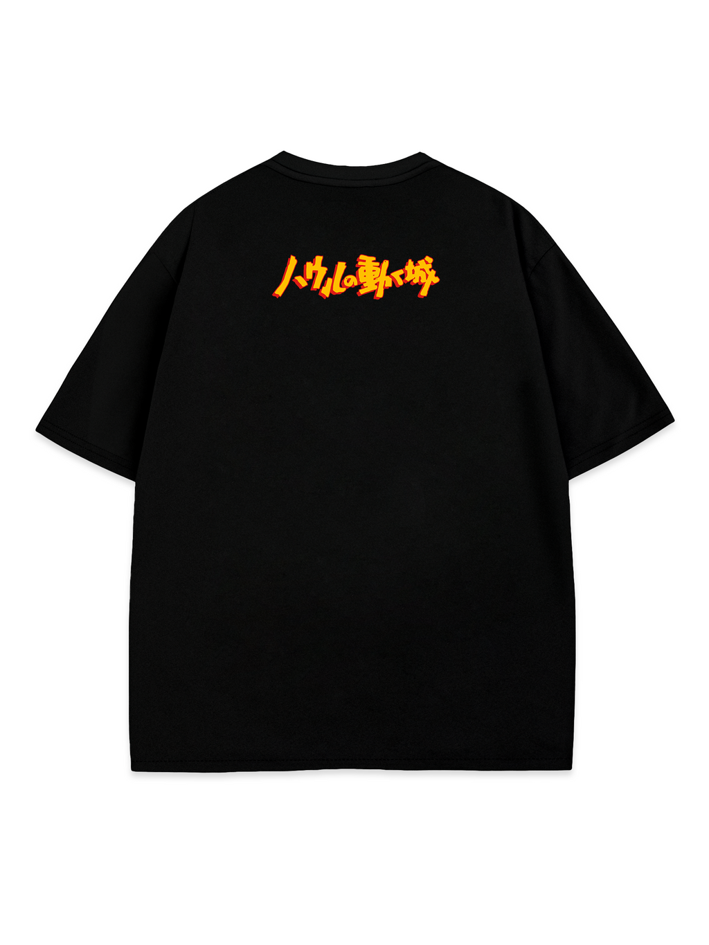 T-SHIRT The Castle - Howl's Moving Castle anime, unisex, black