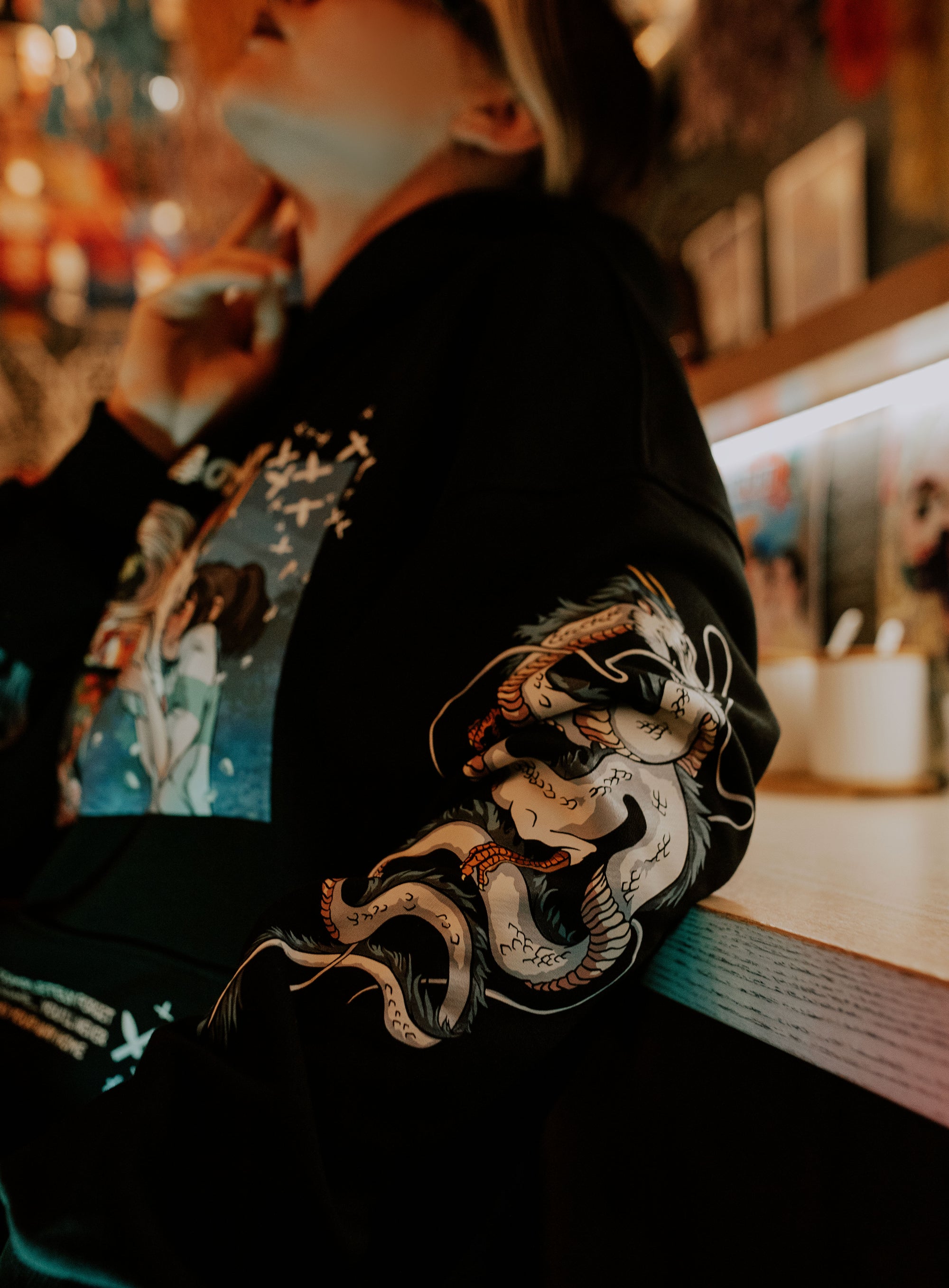 Hoodie Spirited Away - Spirited Away anime, unisex, black